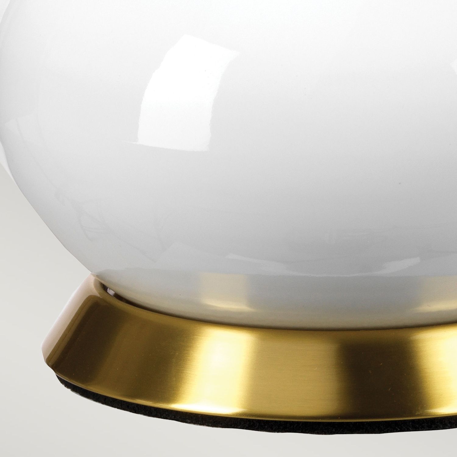 Nachttischlampe Stoff Keramik E27 69 cm Retro Weiß grau
