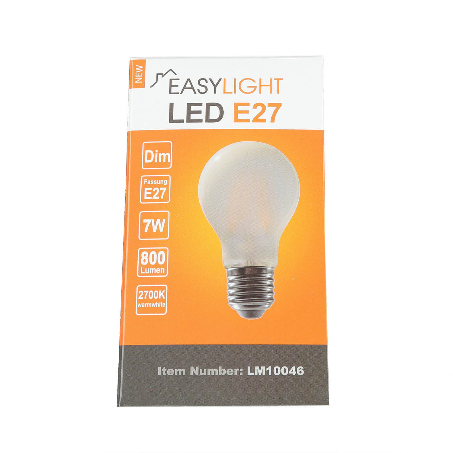LED Leuchtmittel E27 2700 K 800 lm 7W Dimmbar - LM10046 Licht, Glühbirne