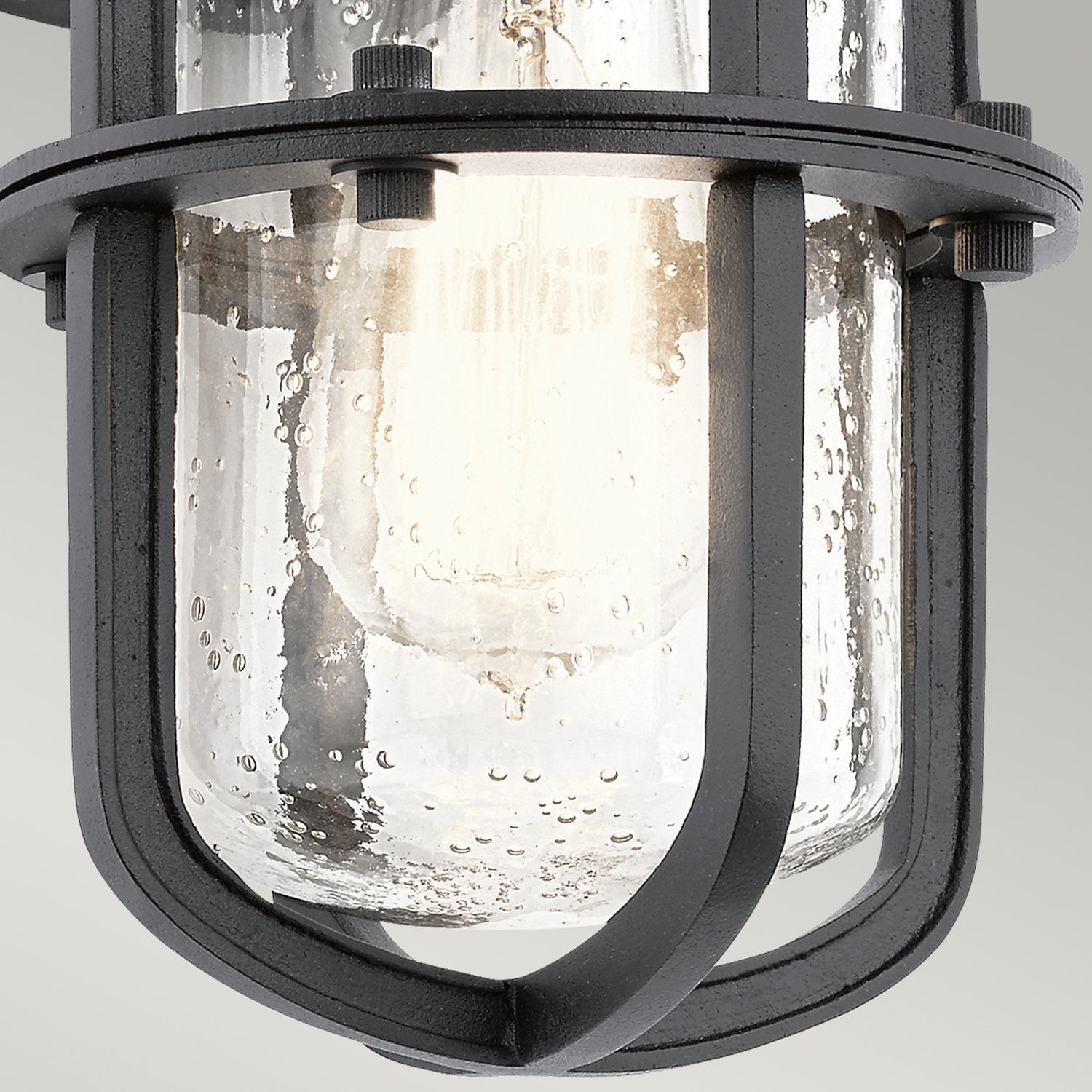 Außenlampe IP44 Schwarz E27 Maritim Wand LERA