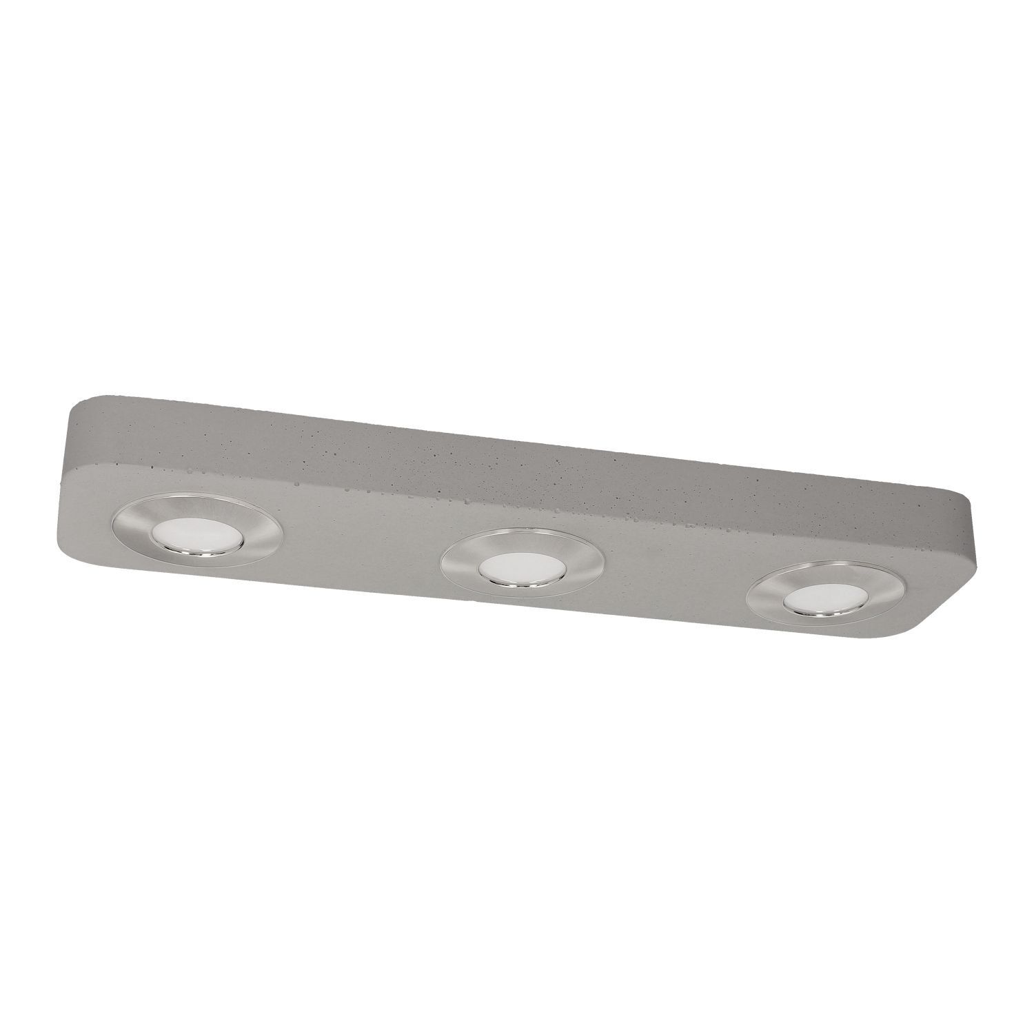 LED Deckenleuchte Beton Grau 3000K 3-flmg Modern