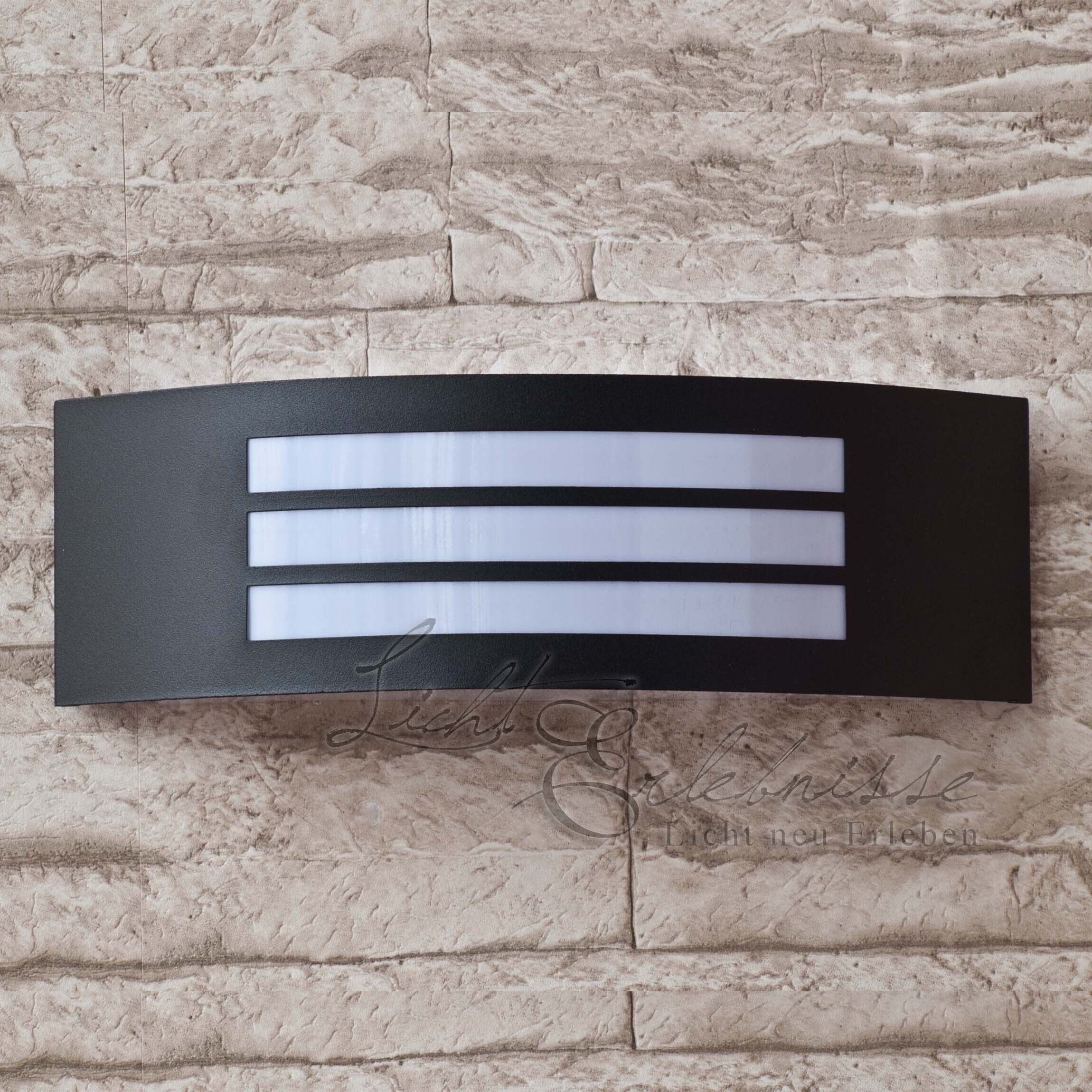 Schwarze Außenwandleuchte IP44 E27 Haus Fassade Außenleuchte Elektronik, Bildschirm