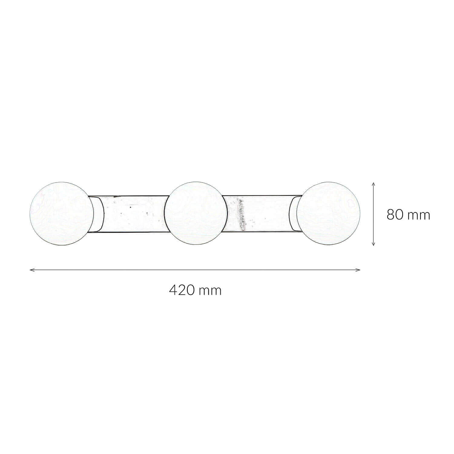 Wandleuchte BRAZOS in Chrom 3-flmg Diagramm, Handlung