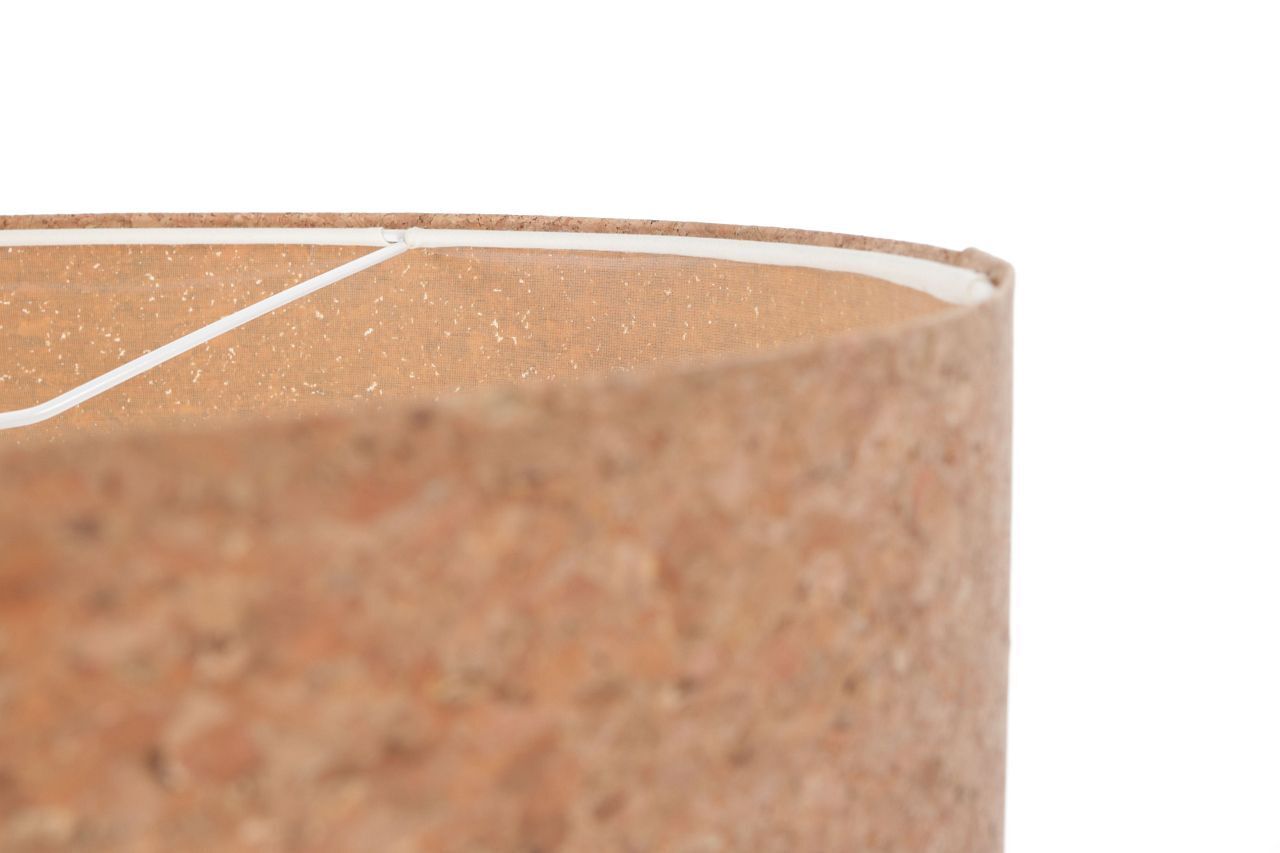 Hängelampe Wohnzimmer Ø 60 cm Natur Weiß Kork Modern E27