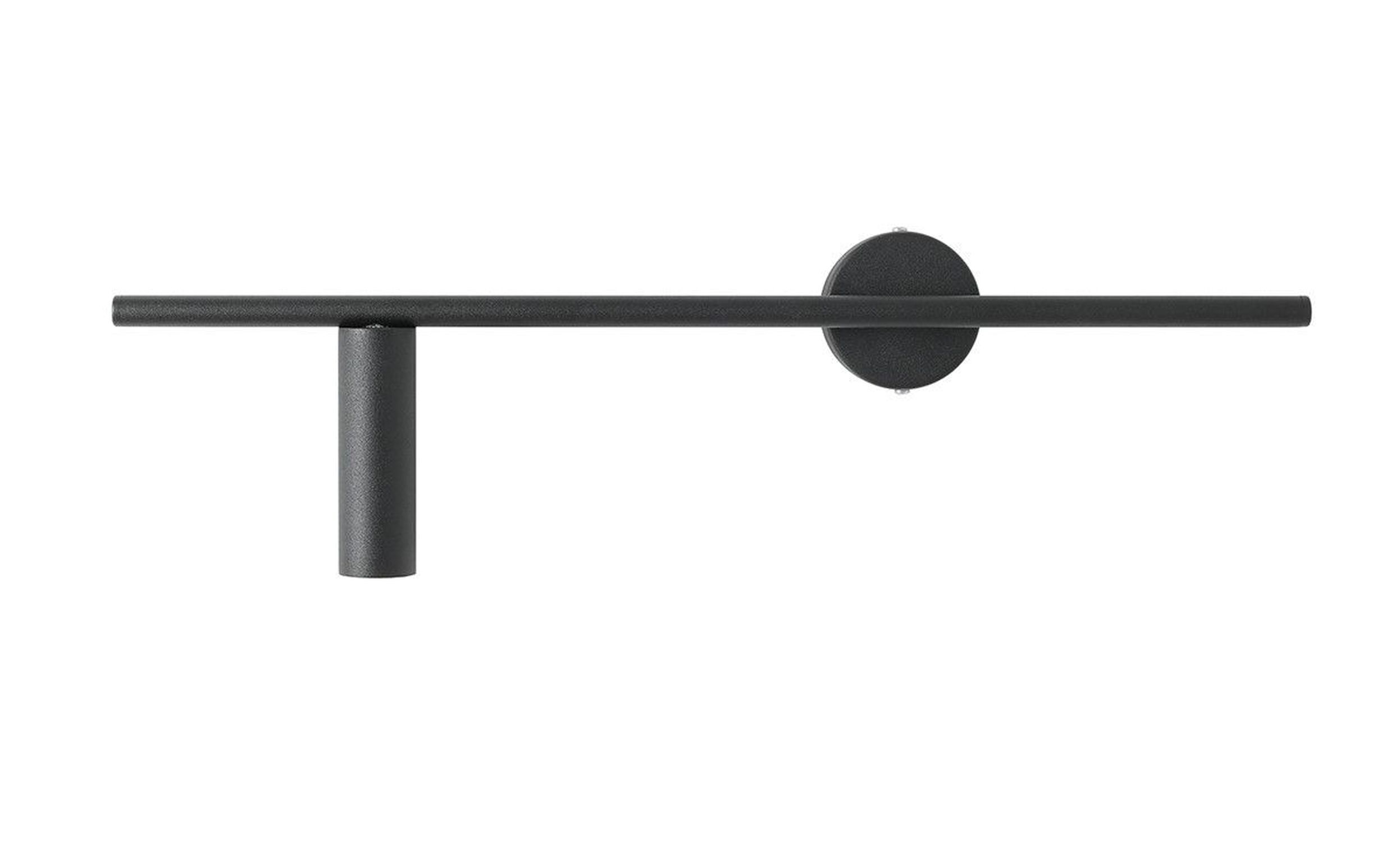 Metall Wandlampe Schwarz Zylinder H:17 cm GU10 Retro
