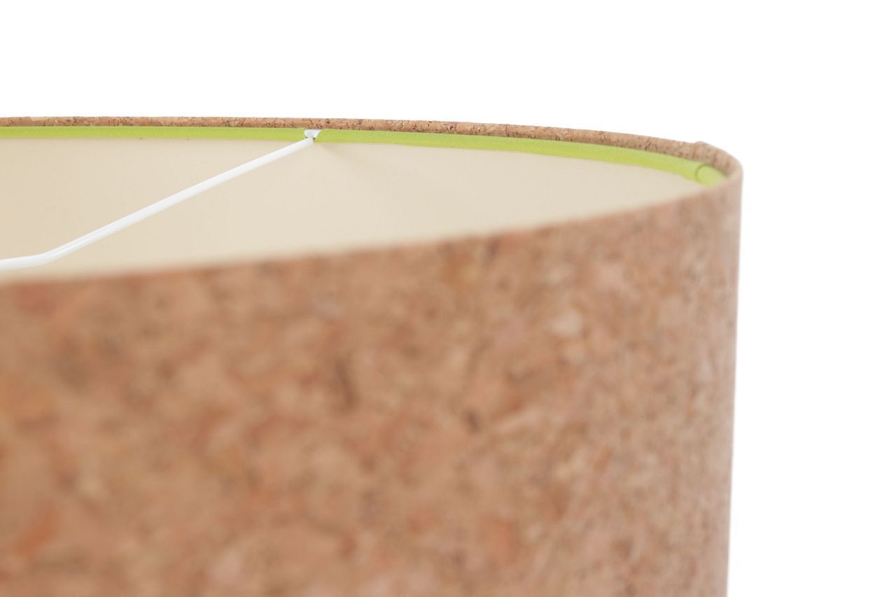 Pendelleuchte E27 rund Ø 40 cm Kork Modern Boho Lampe, Lampenschirm