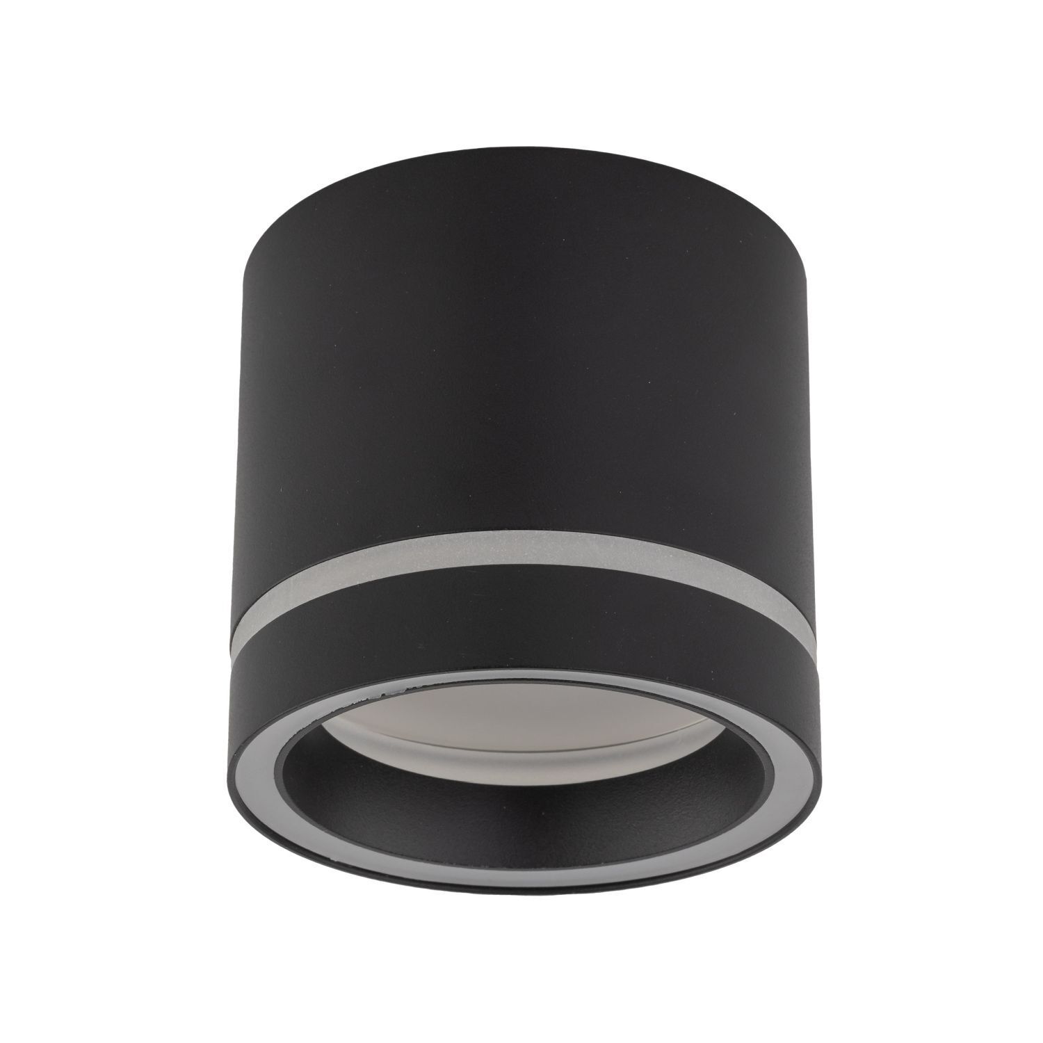Deckenlampe Schwarz Aufputz Ø 8,5 cm klein Metall