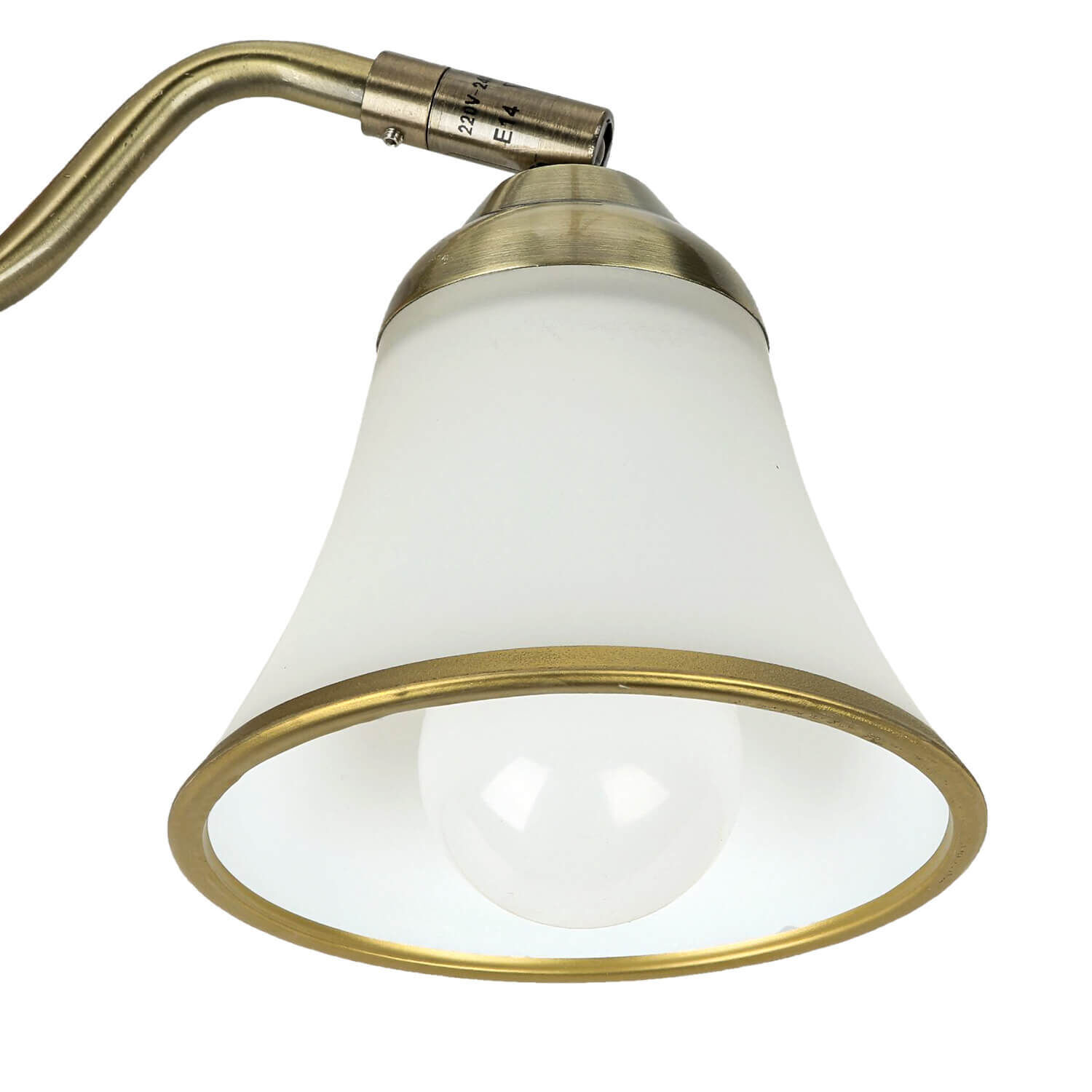 GRANDO Wandlampe Wohnzimmer schwenkbar Jugendstil Bad Lampe