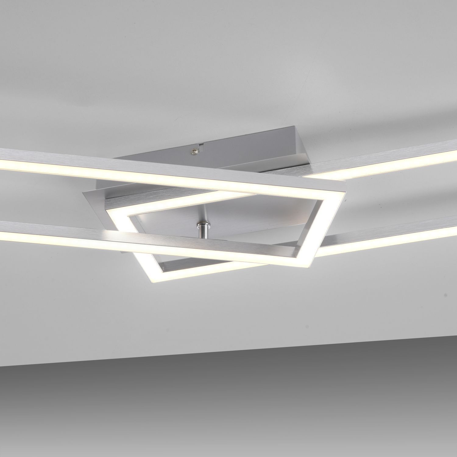 Dimmbare LED Deckenleuchte in Stahl 3000 K L:102 cm