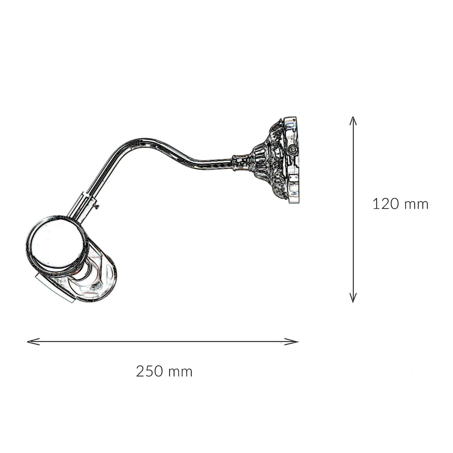 Drinnen, Rauchrohr, Lampe