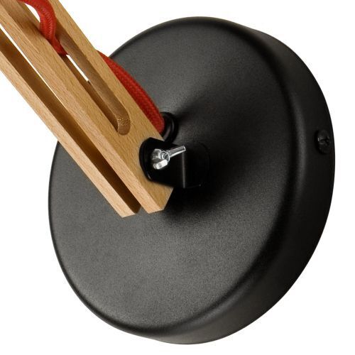 Holz Schwarz Spot Modern vielseitig TIASIA Lampe