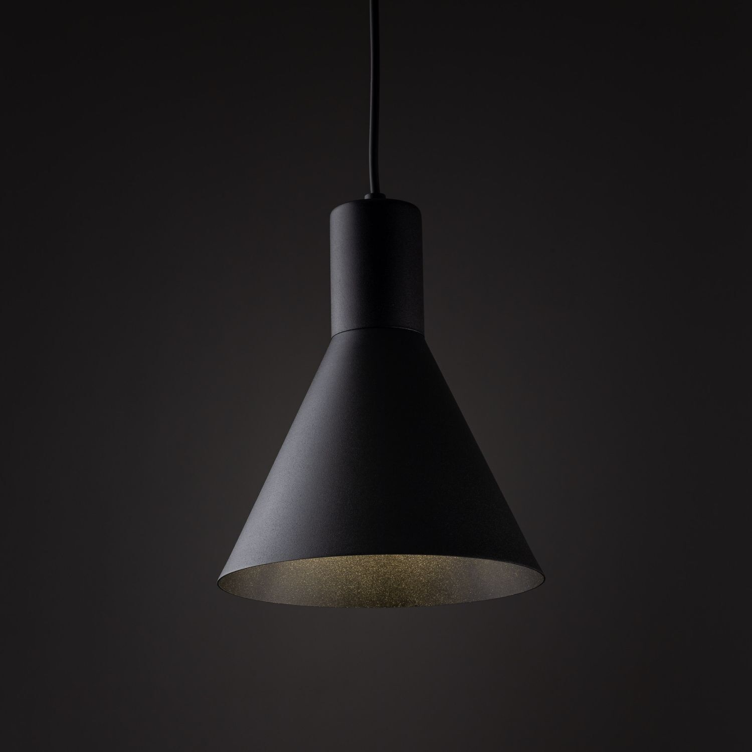 Pendelleuchte Metall E27 Schwarz Ø 18 cm H: max. 155 cm Retro Lampe, Lampenschirm