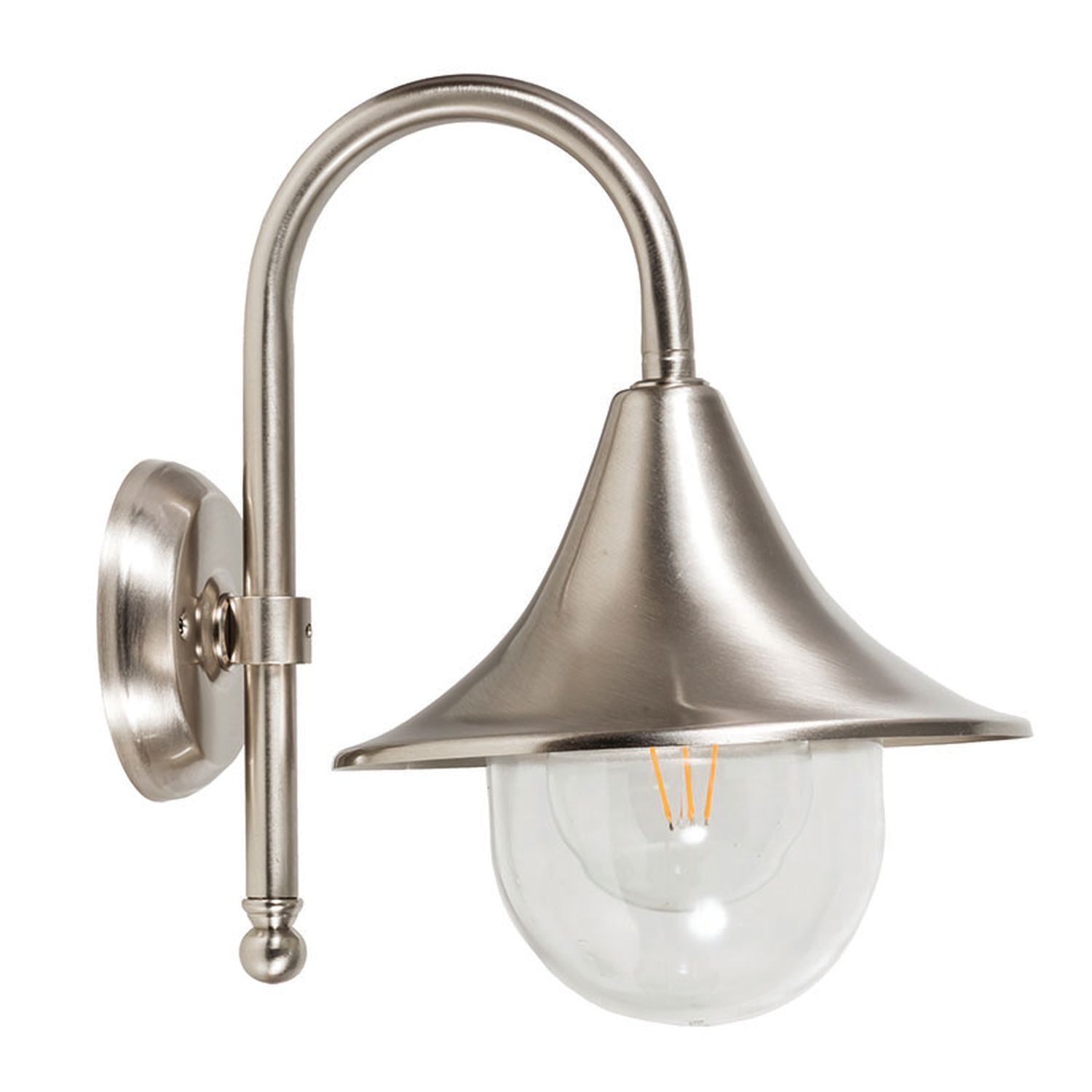 Wandleuchte Messing IP43 Balkon Hof VOLOS