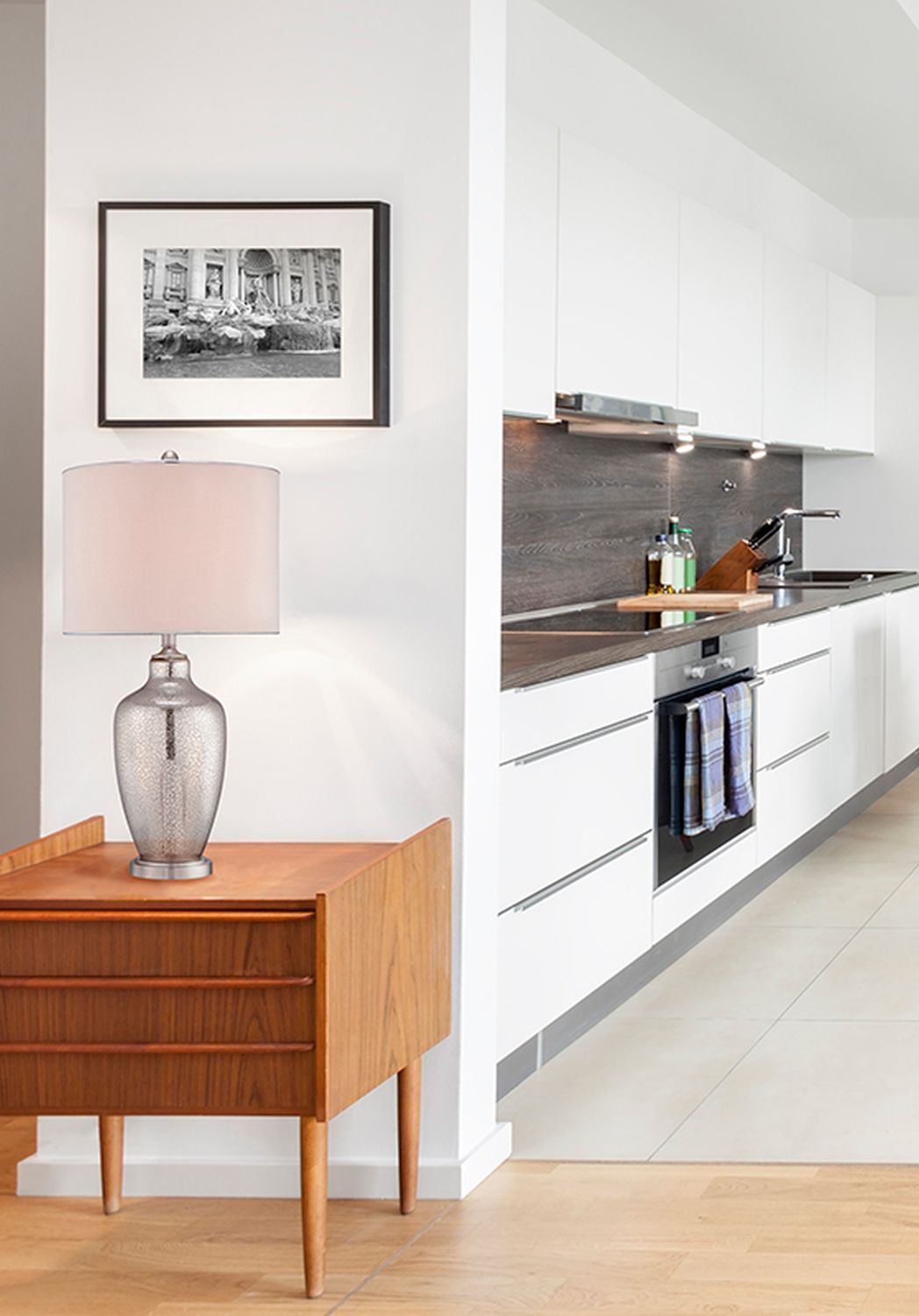 Drinnen, Innenarchitektur, Anrichte, Küche, Lampe