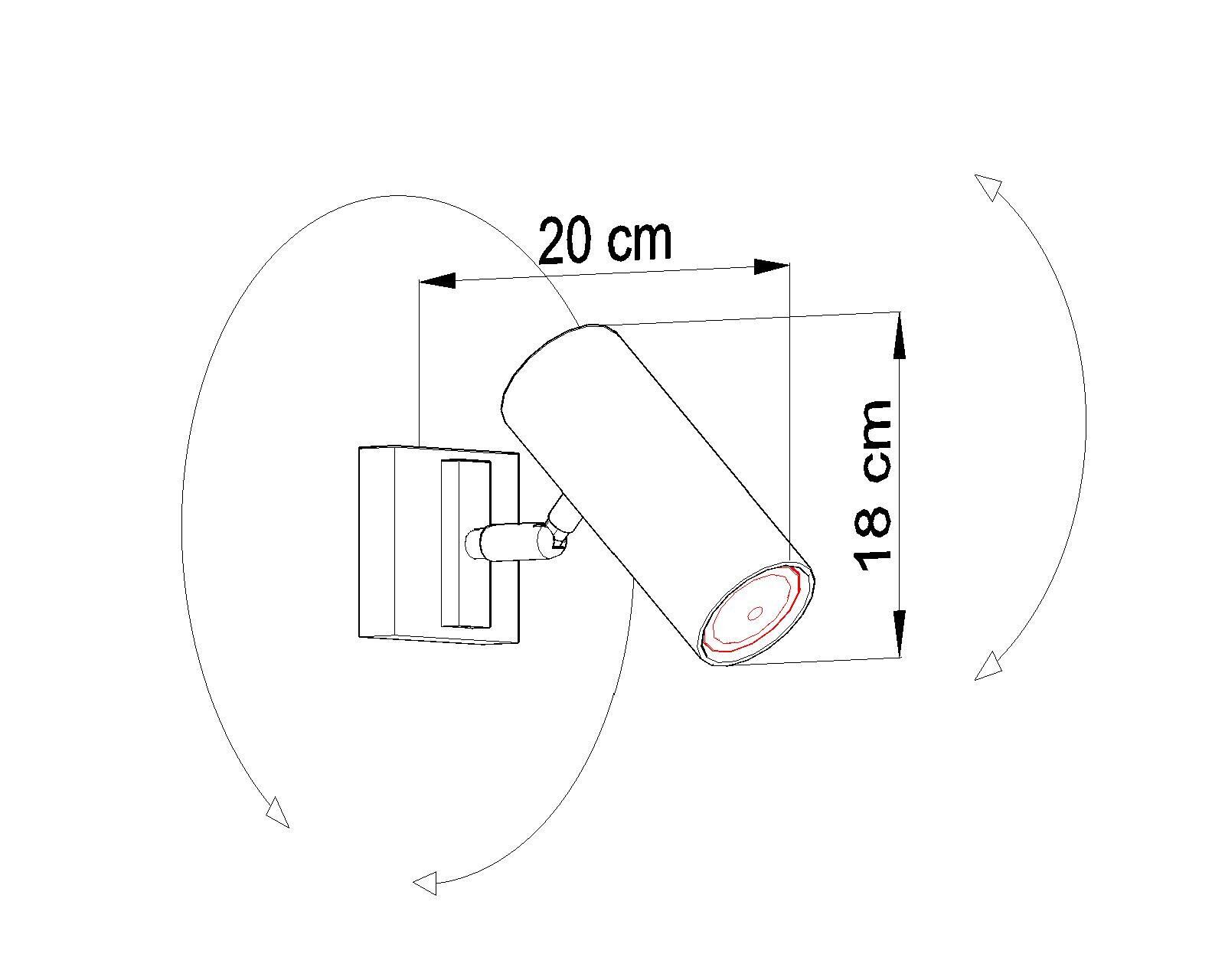 Deckenleuchte Weiß Modern Metall vielseitig DUCCIA Flur