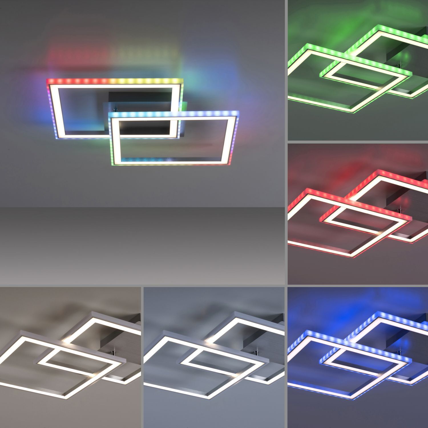 LED Deckenleuchte Rainbow RGB dimmbar 3450 lm B:44,5 cm