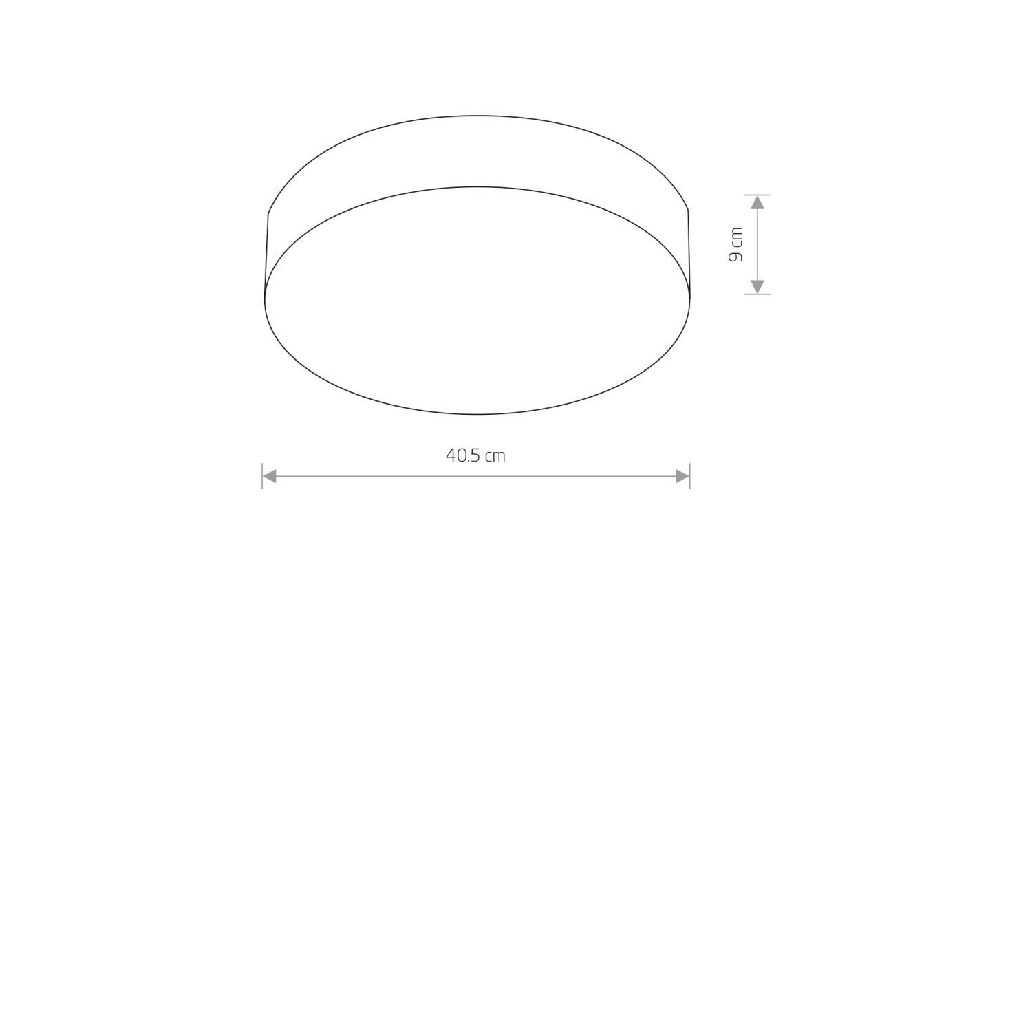 LED Deckenlampe 4000 K 2200 lm Ø 40,5 cm rund Weiß blendarm