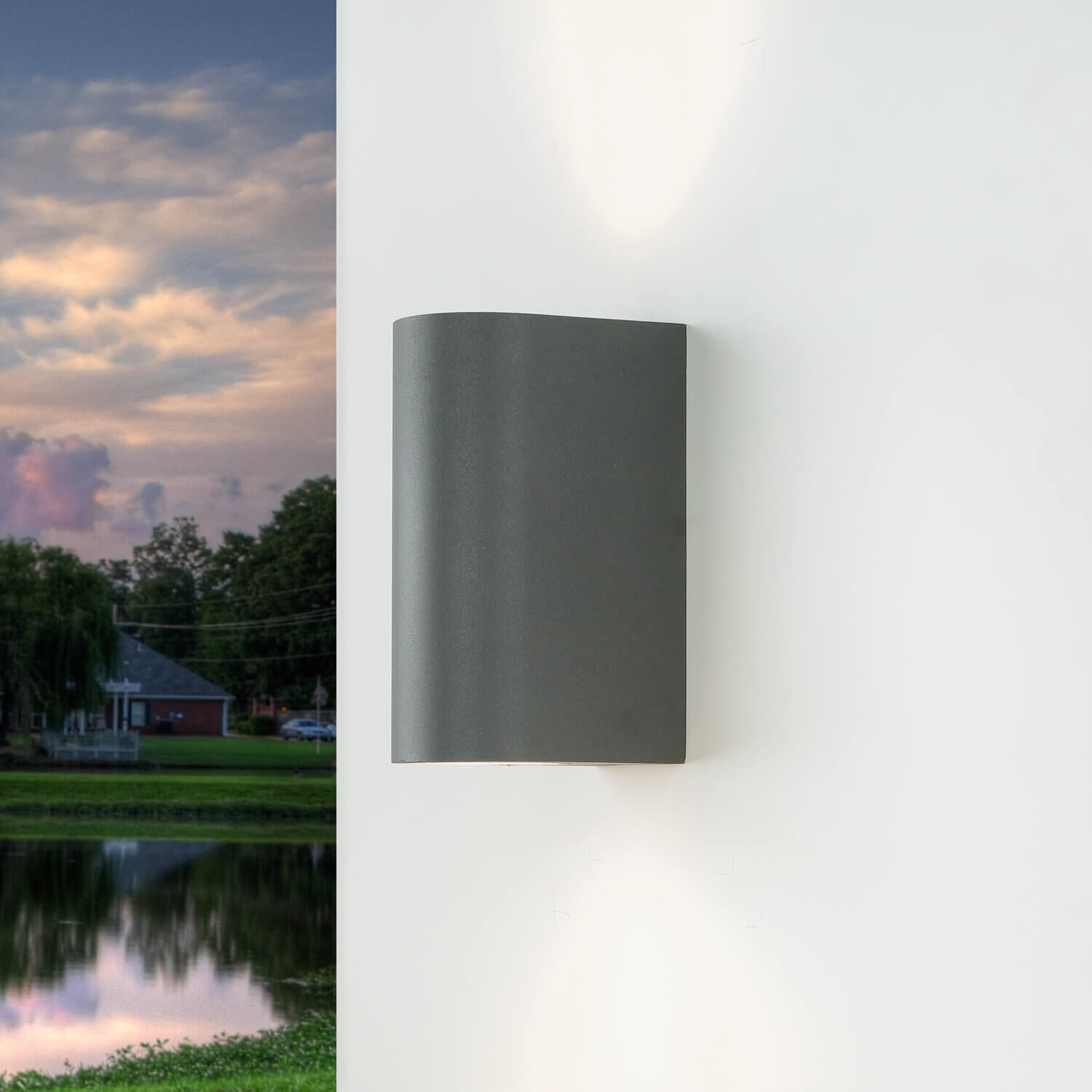 Design Wandleuchte Spot Up Down Anthrazit AALBORG Auto, Transport, Fahrzeug