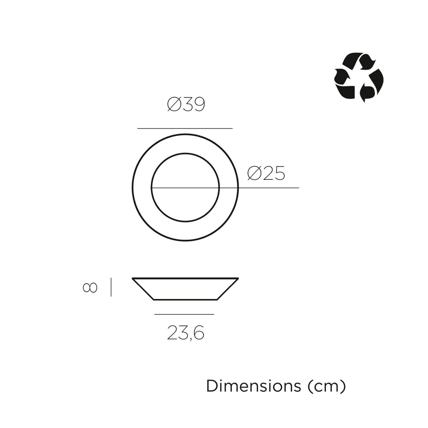LED Wandlampe Solar Ø 39 cm rund IP65 3500 K Fernbedienung