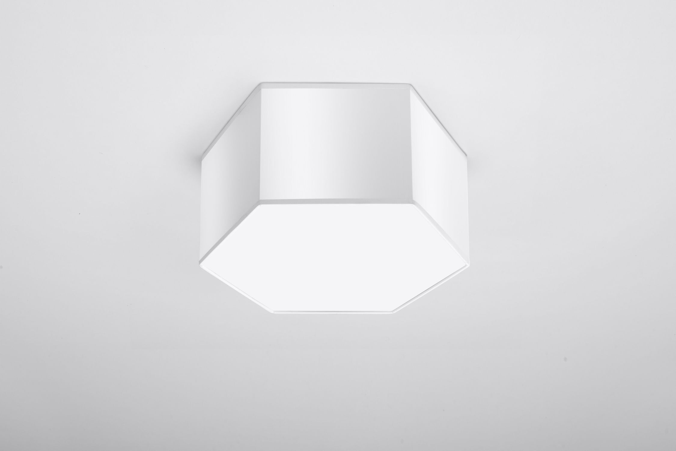 Deckenlampe Weiß L: 30,5 cm klein 2x E27 Modern blendarm