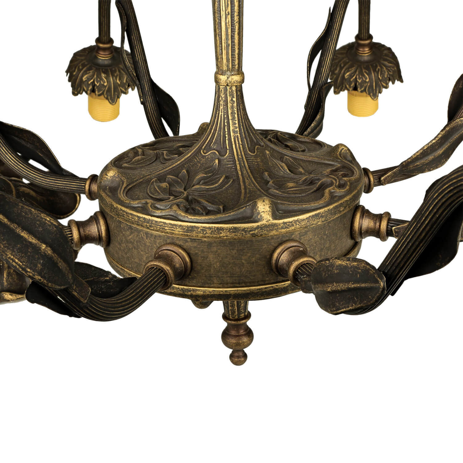 Premium Hängeleuchte Ø65cm 6-Flmg Bronze, Leuchter, Lampe