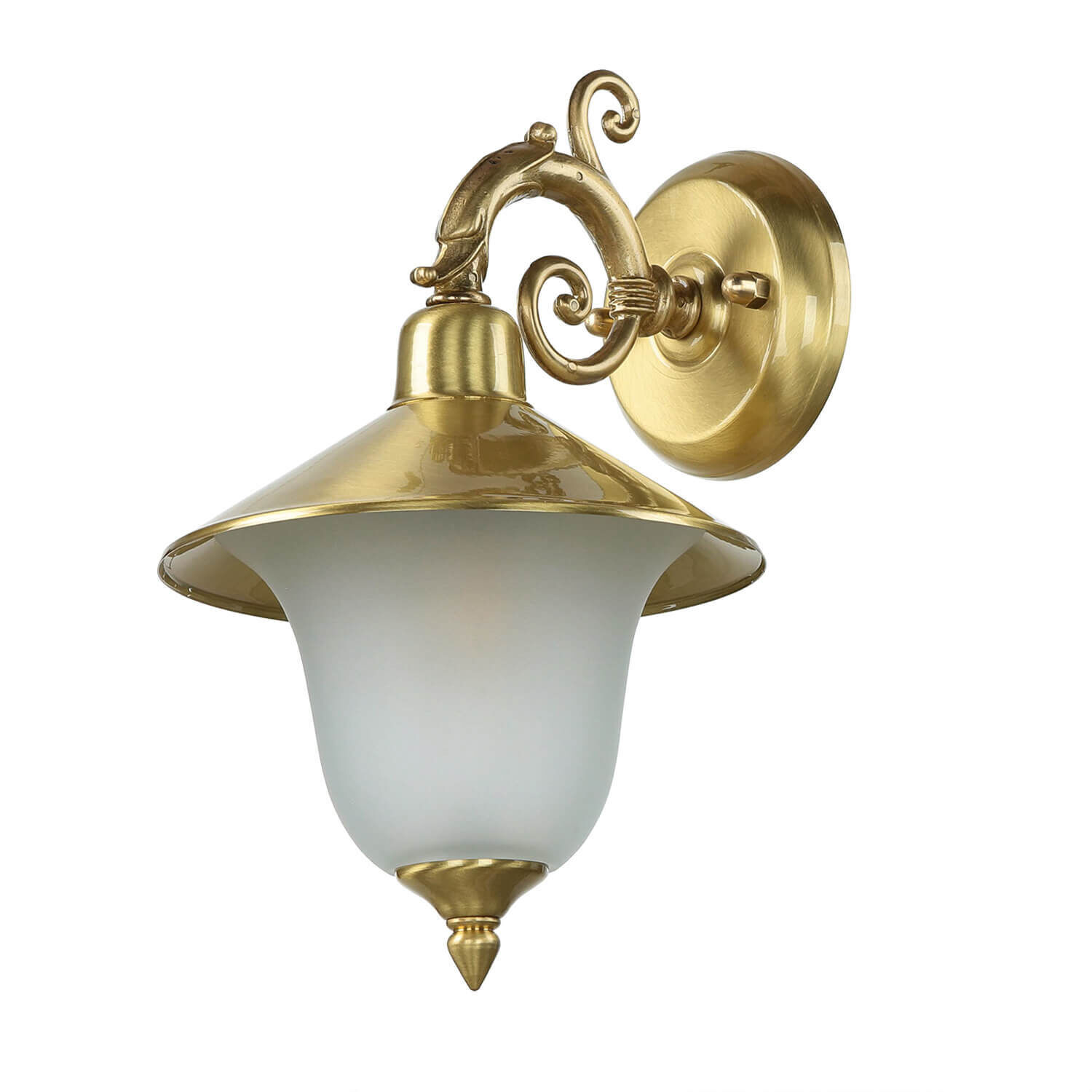 Messing Wandlampe Rustikal elegant H:28cm ANDROS