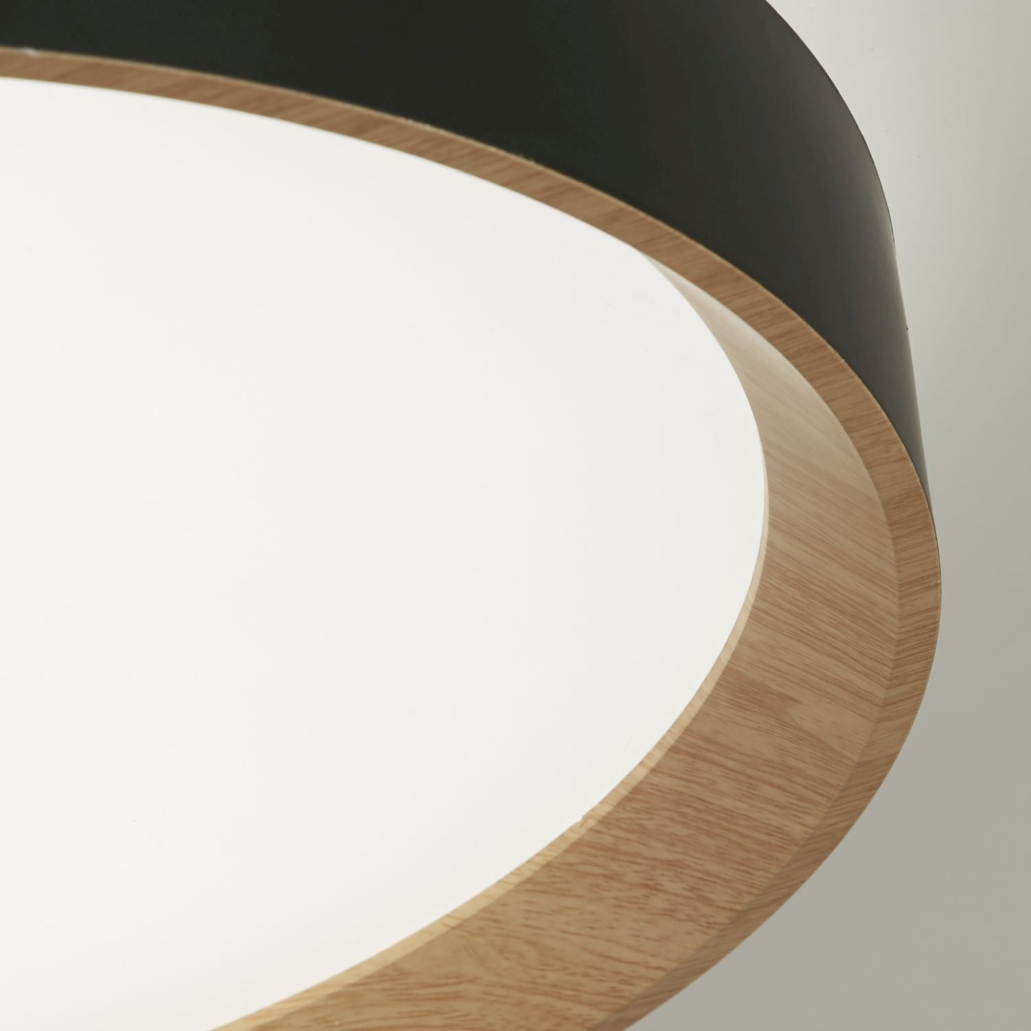 Runde LED Deckenlampe Metall mit Fernbedienung dimmbar
