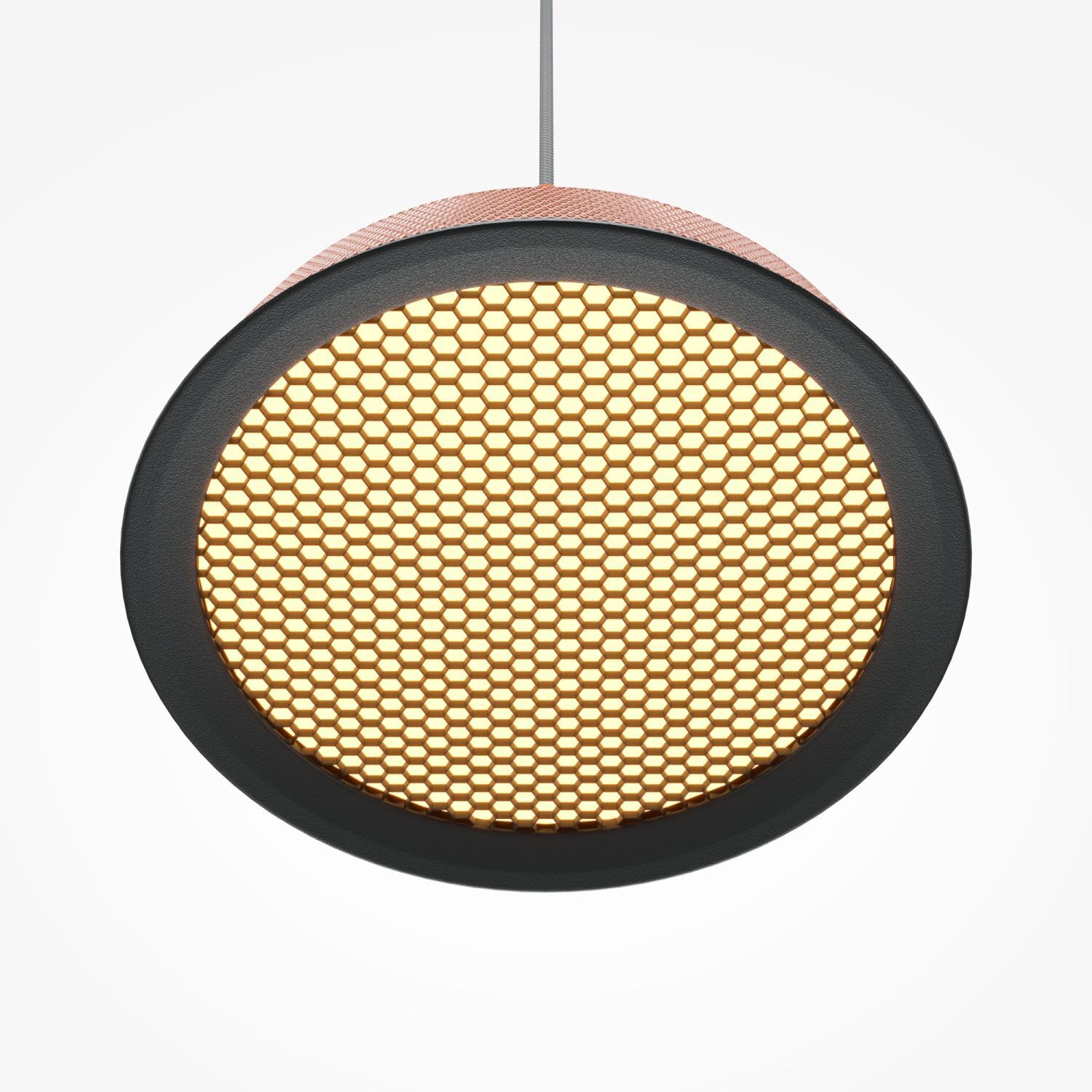 LED Hängelampe Aluminium Ø 15,3 cm rund H: max. 327 cm Lampe