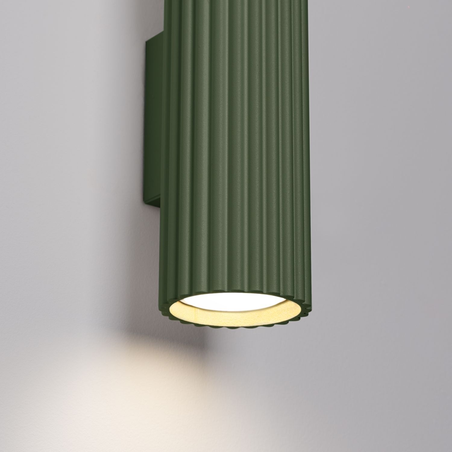 Innenwandlampe klein H: 20 cm Grün GU10 2-flammig Up Down