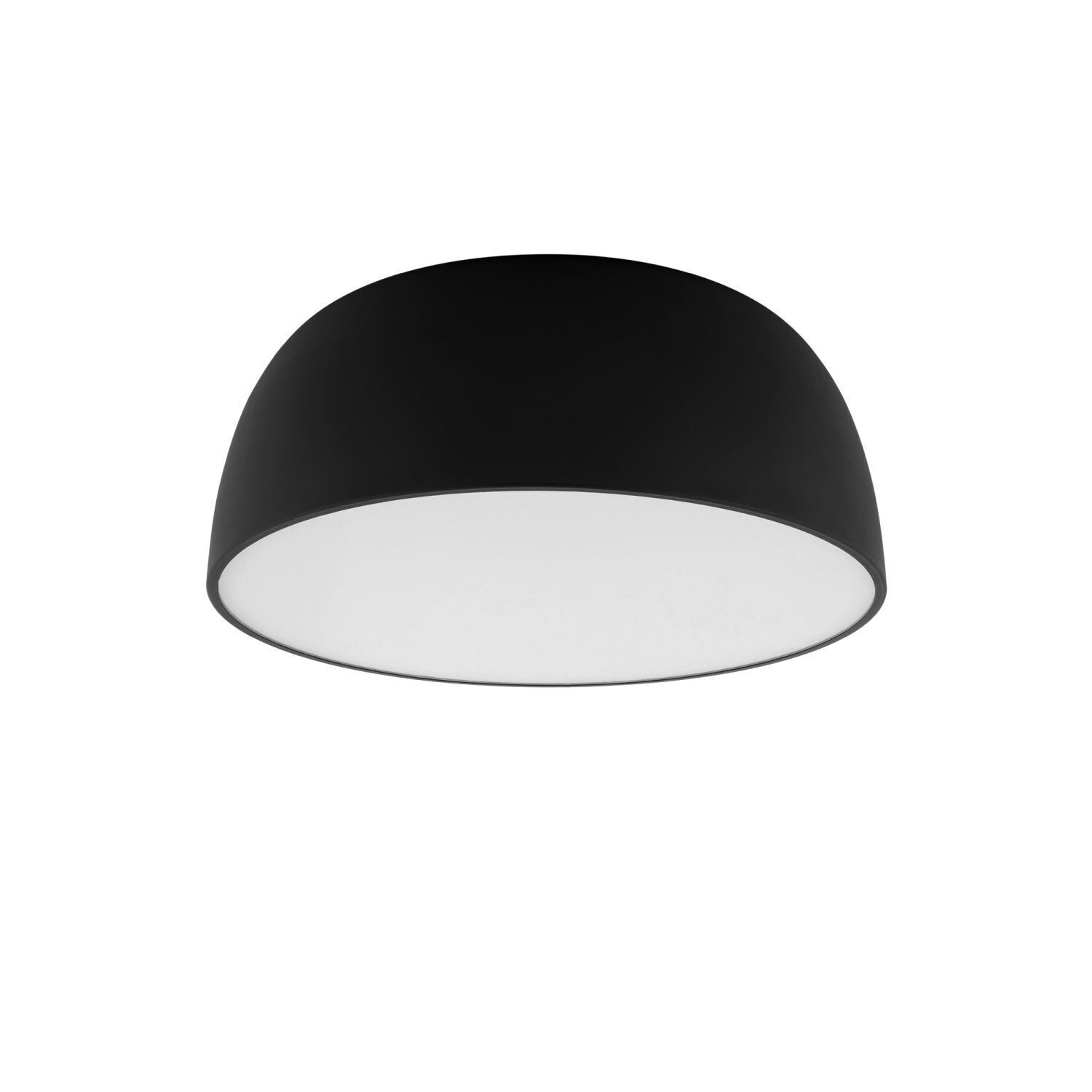 Deckenlampe Metall Schwarz gemütlich E27 Ø38 cm 3-flmg