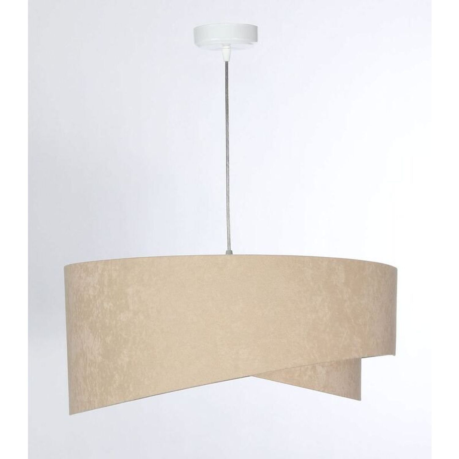 Hängeleuchte Stoff Velours Optik rund Ø 50 cm Modern E27