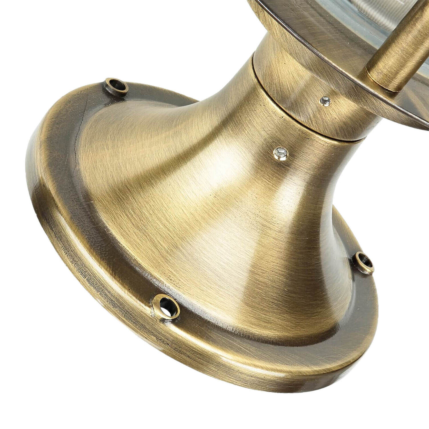 Antike Außenleuchte Sockellampe MYKO Echt-Messing Bronze, Beleuchtung, Lampe