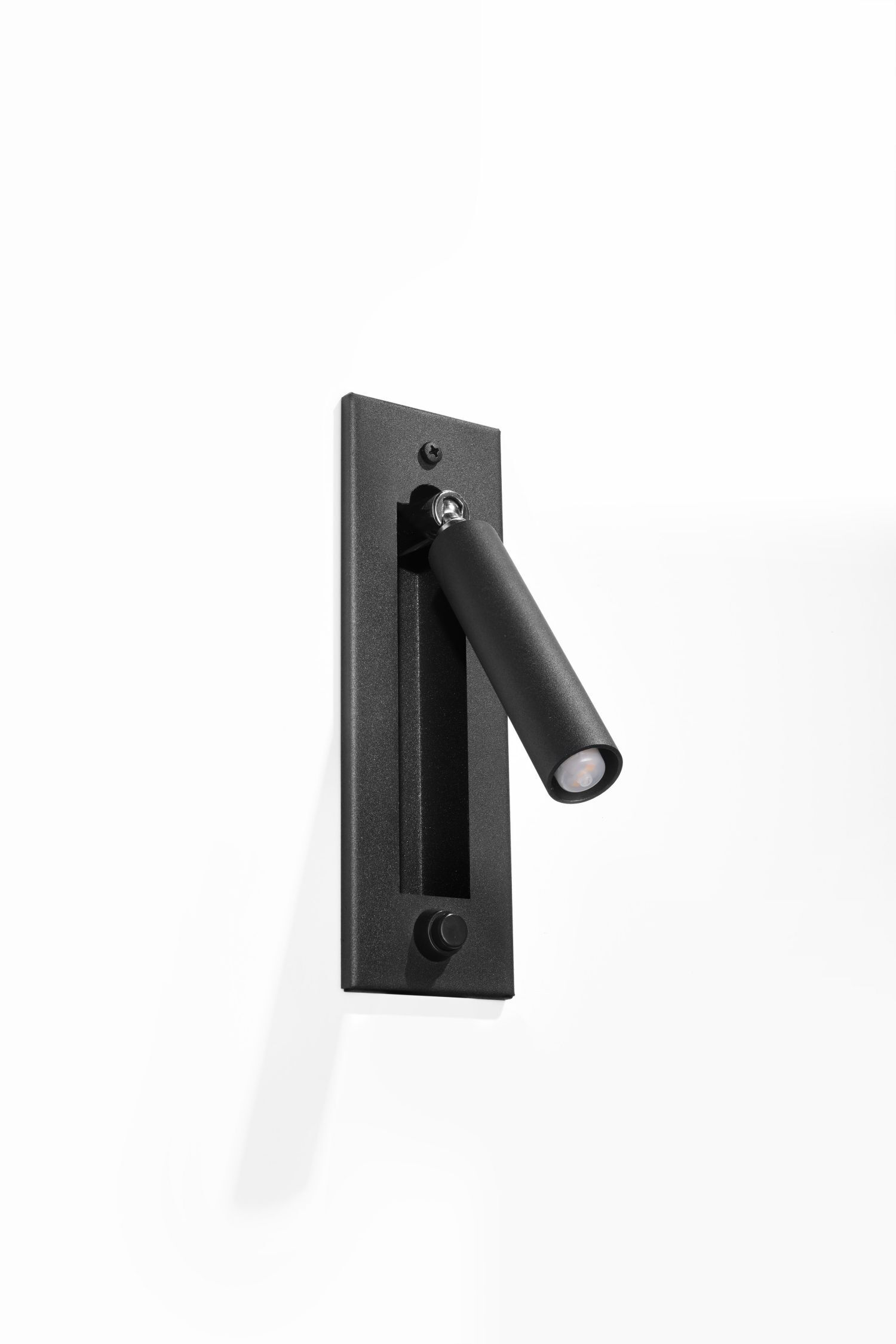 Wandleuchte Metall Schwarz verstellbar H: 20 cm G9 Lesen