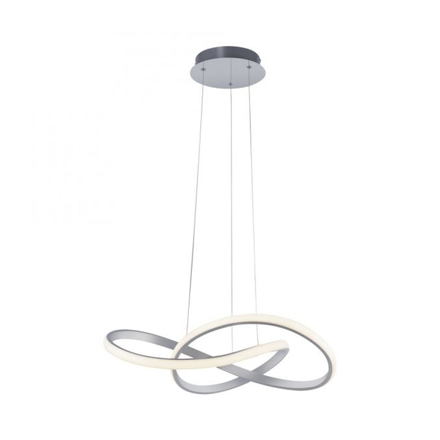 Dimmbare LED Pendelleuchte in Aluminium 3000 K L:57 cm