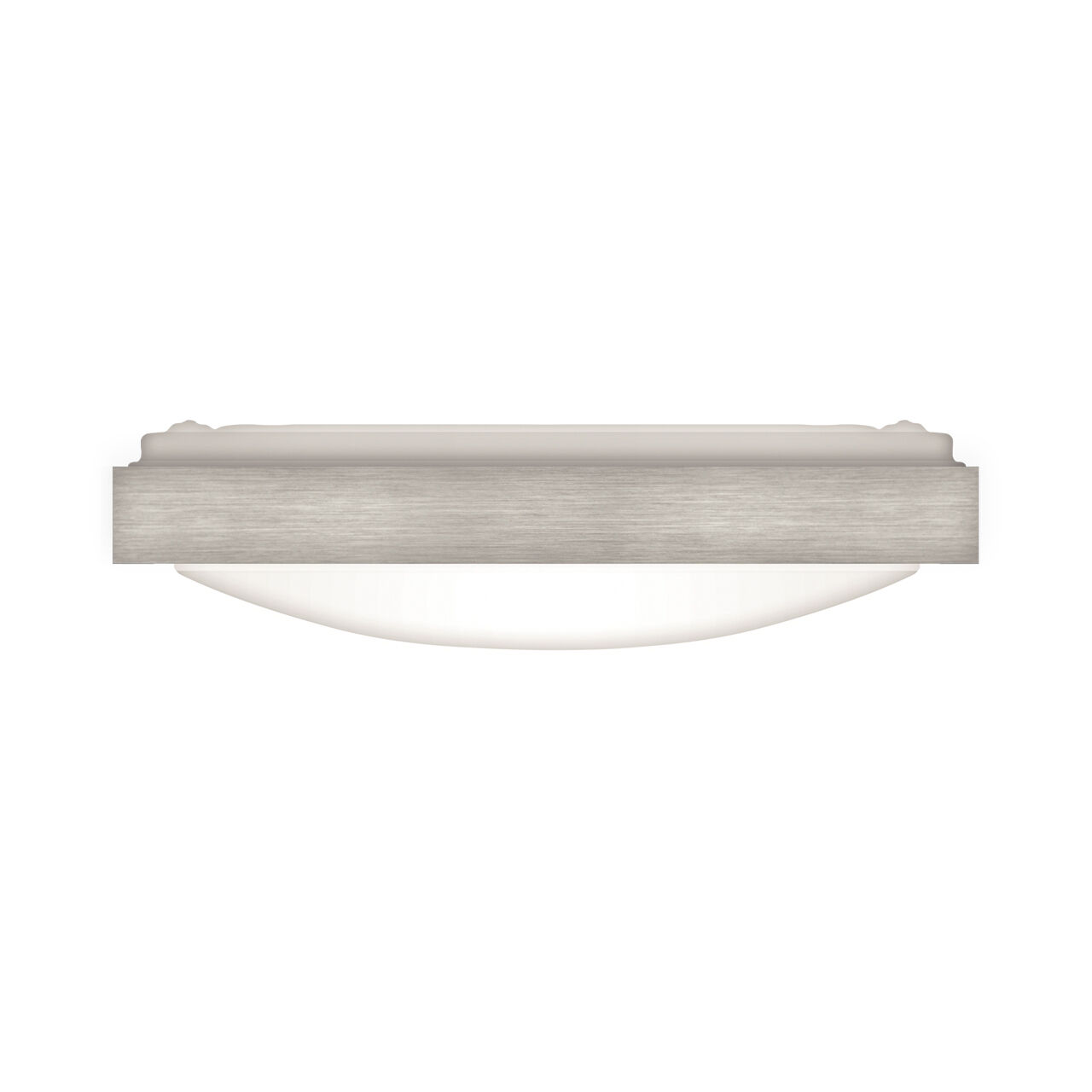 LED Deckenlampe Badezimmer B: 37 cm IP44 4000 K Silber Weiß