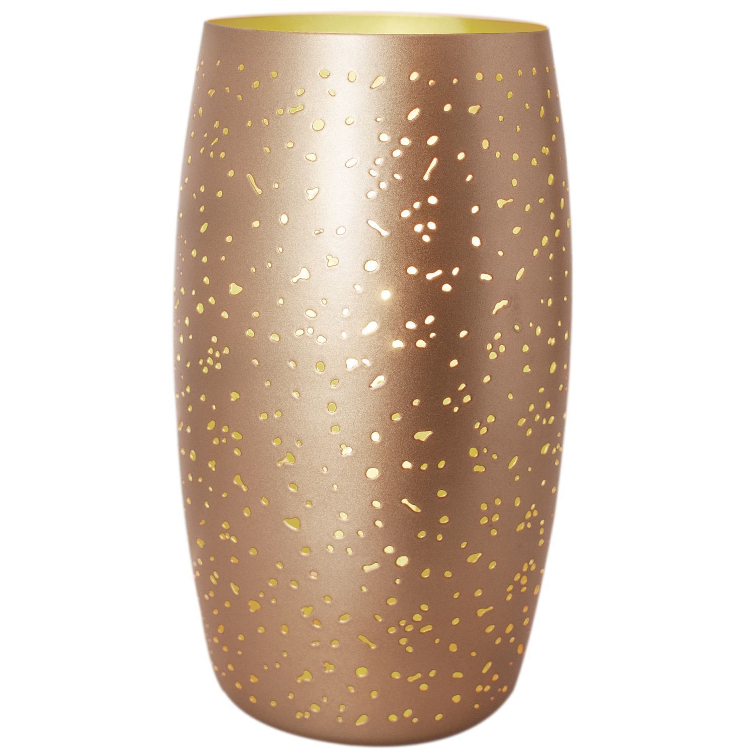 Nachttischlampe Metall E27 26 cm in Gold dekorativ GITTE