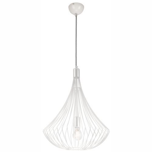 Hängeleuchte Weiß Metall rund Modern Design