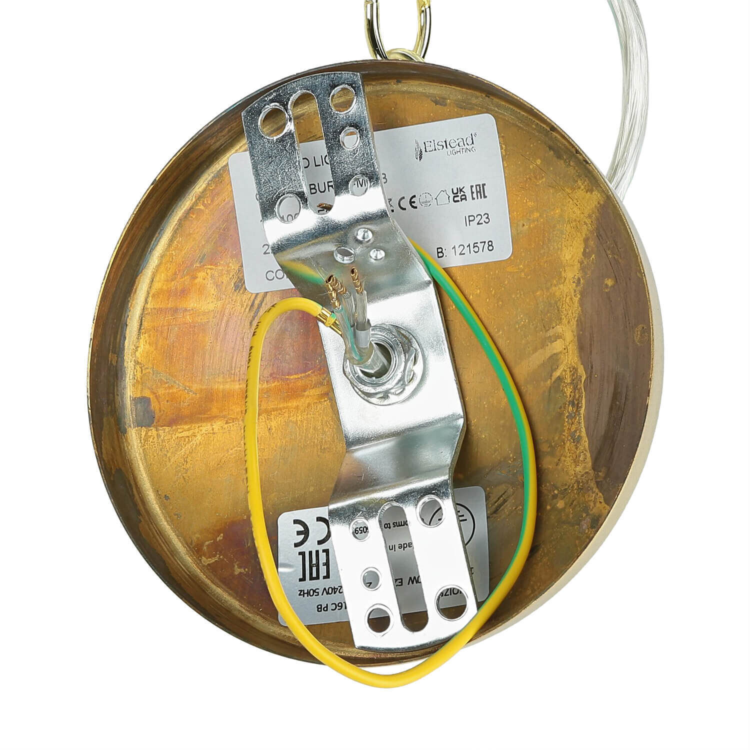 Outdoor Hängeleuchte Messing Glas Vintage Design E27 Zubehor, Schmuck, Medaillon, Anhänger