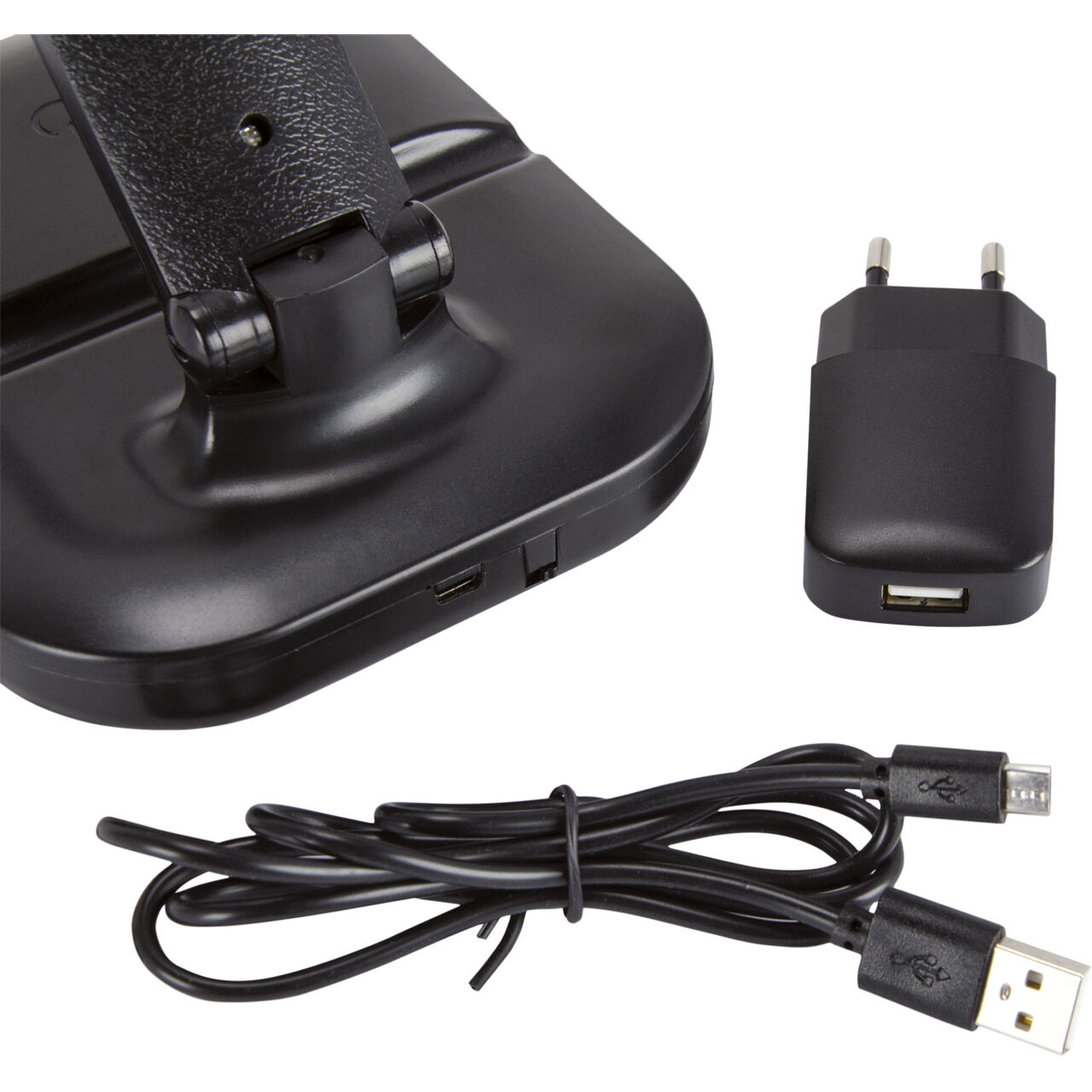 LED Schreibtischlampe Touch Dimmer Farbwechsel 32,3 cm Schwarz Adapter, Elektronik