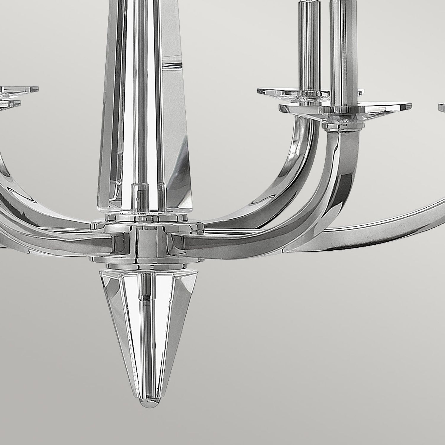 Kronleuchter Kristall Metall 71,1 cm breit E14 Modern Leuchter, Lampe