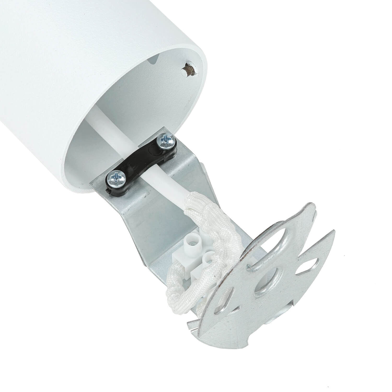 Runde Pendelleuchte Weiß Ø2,5cm G9 Modern CULT
