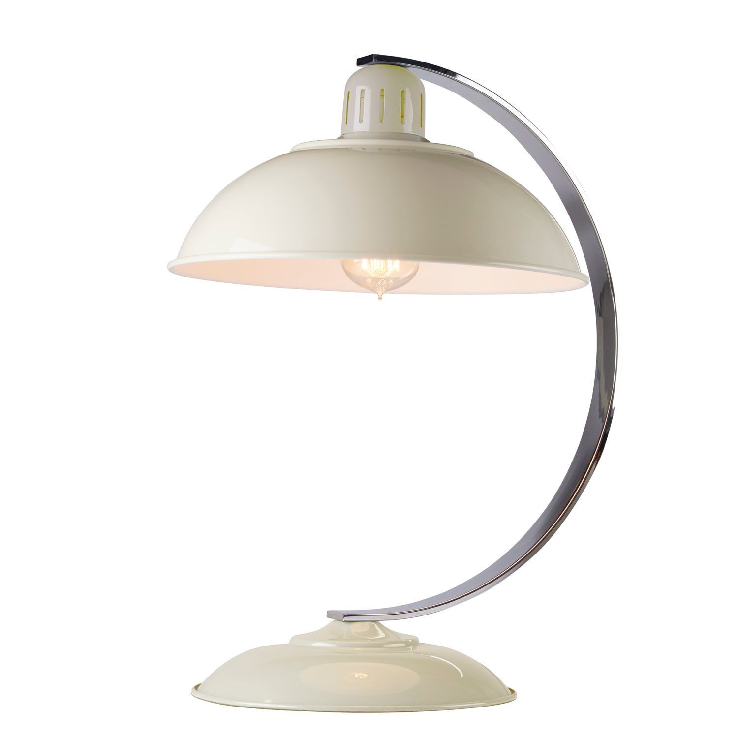 Tischleuchte SECRETER Creme Bauhaus Lampe Büro