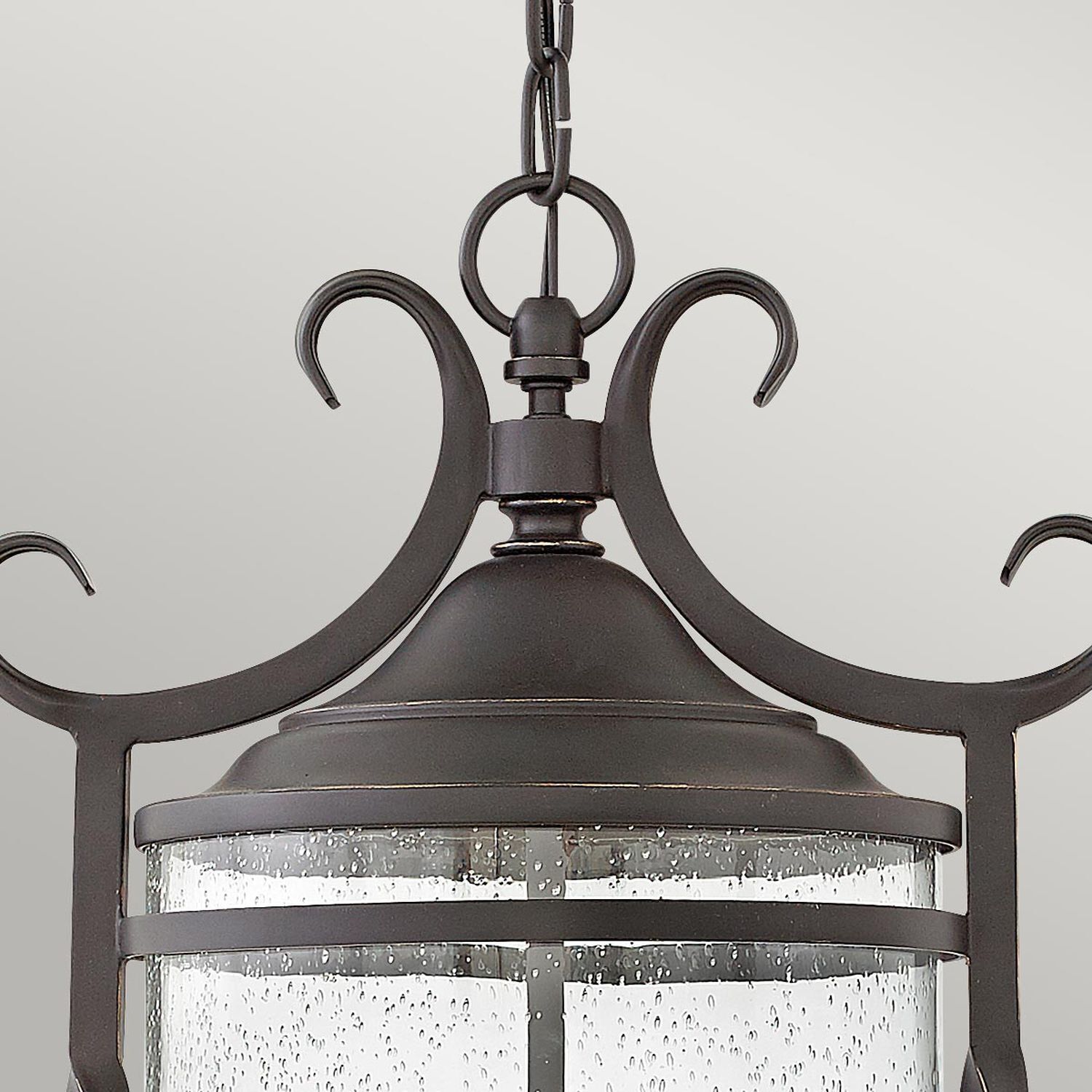 Pendelleuchte außen Glas Aluminium E14 IP44 30,1 cm breit