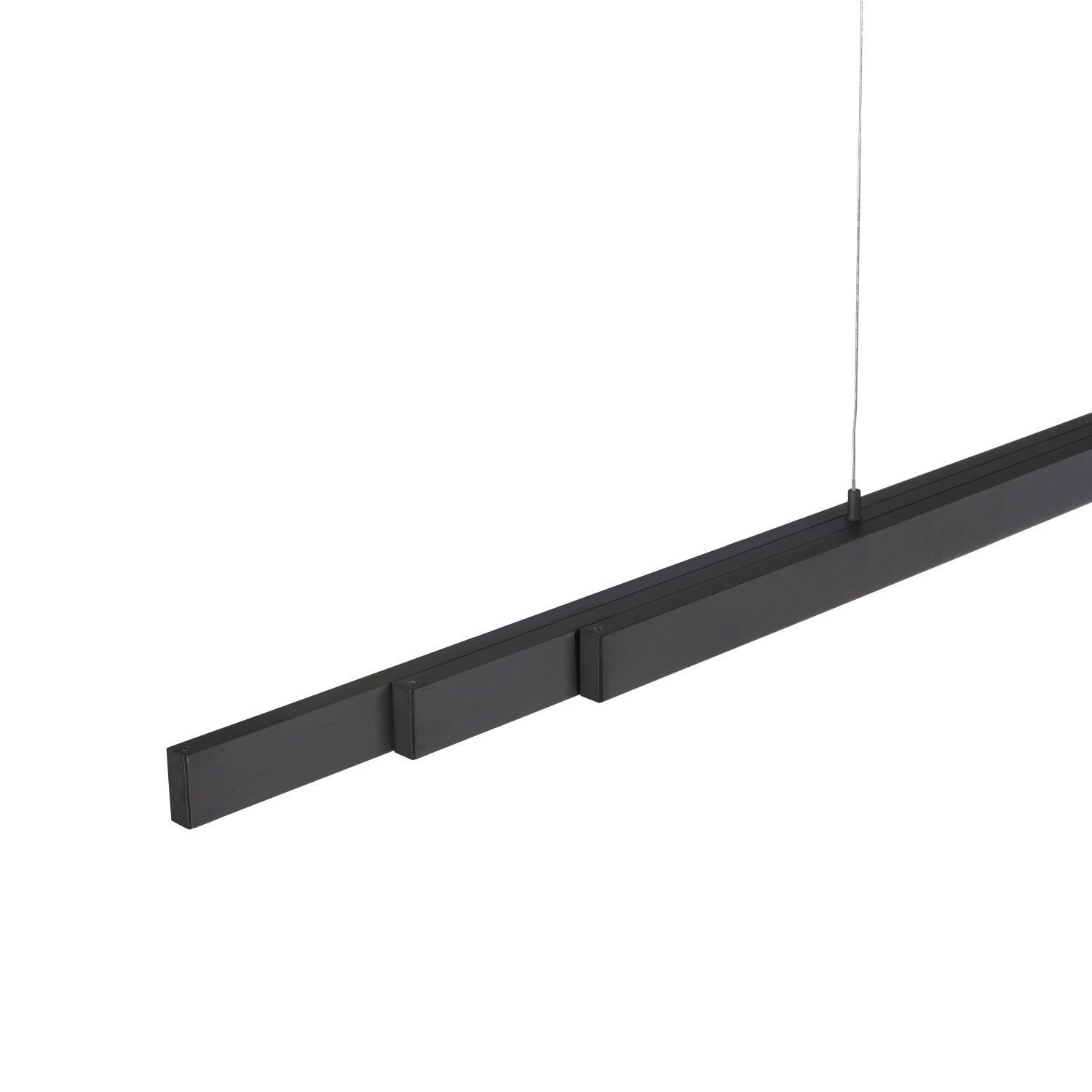 LED Pendelleuchte Anthrazit Metall 13 W 165 cm länglich