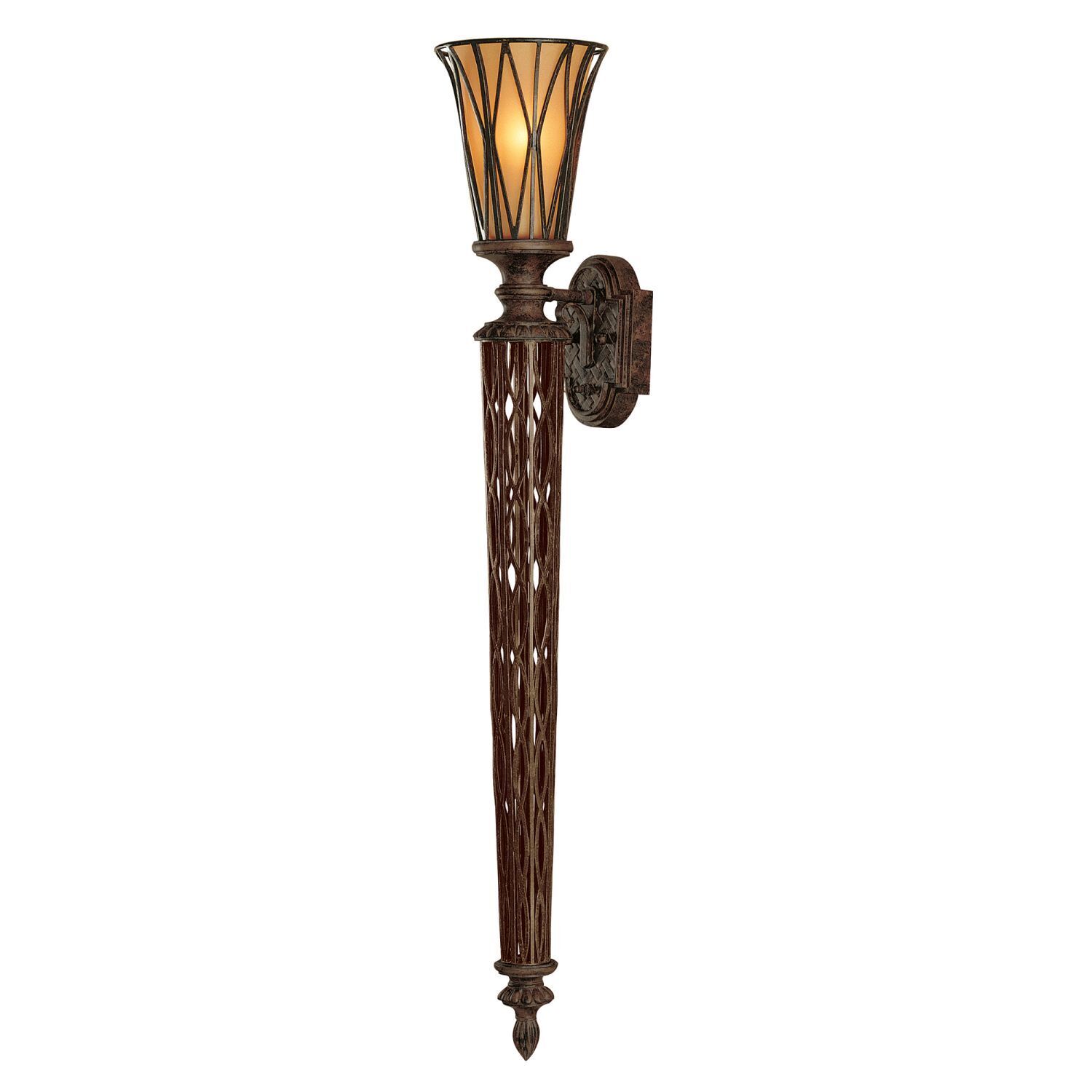 Wandlampe CITA in Gold Bernstein Vintage Lampe