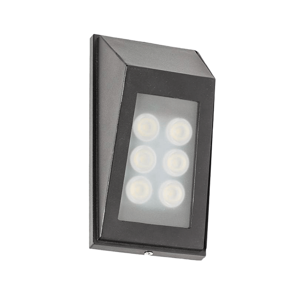 LED, LED-licht, Außenleuchte, Wandleuchte, 6-LED