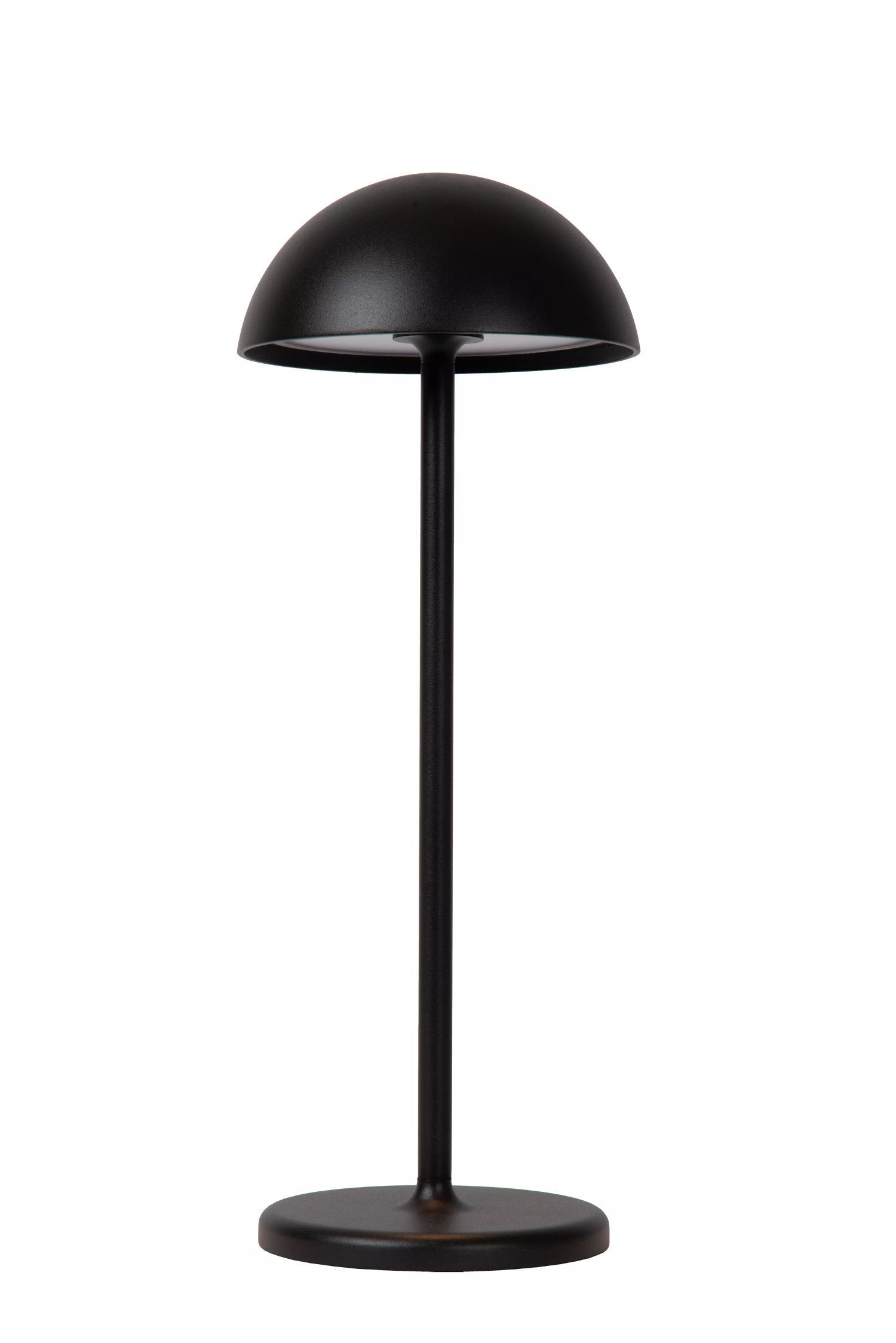 LED Akku Tischlampe Schwarz 32 cm 3000 K IP54 dimmbar
