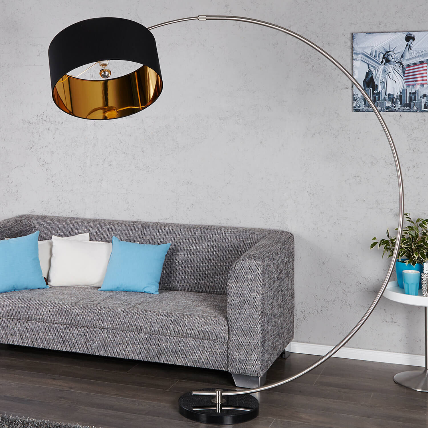 Lampe, Couch, Mobiliar, Stehlampe