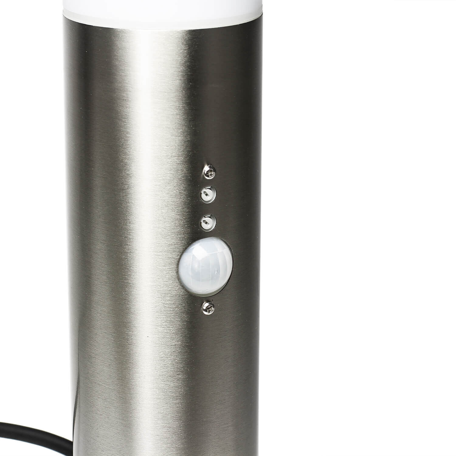 Edelstahl, Lampe, Metallisch, Pulverbeschichtet, LED-Licht