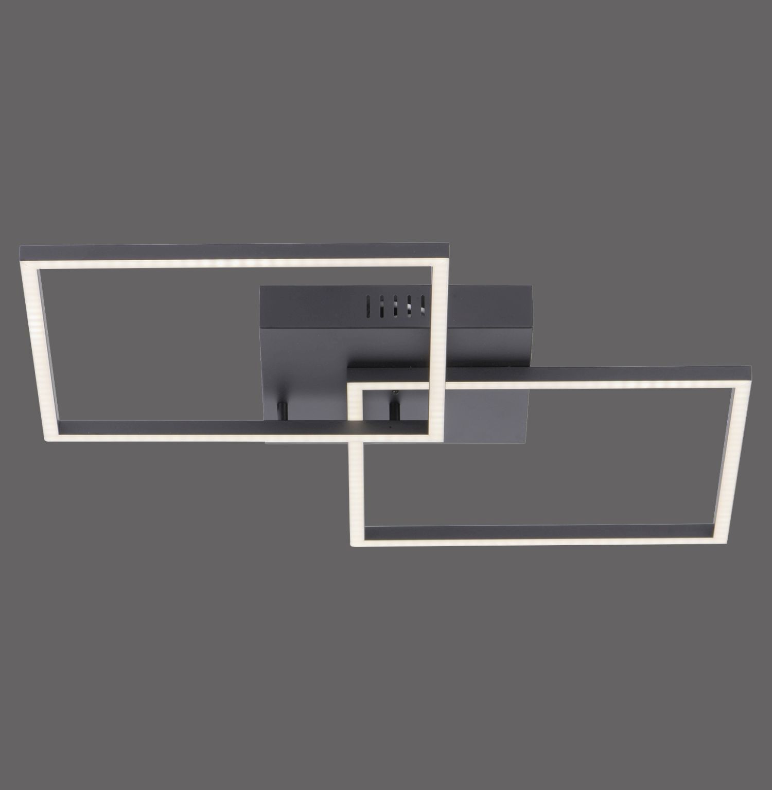 Schwarze LED Deckenleuchte L:53 cm 2700-5000 K dimmbar