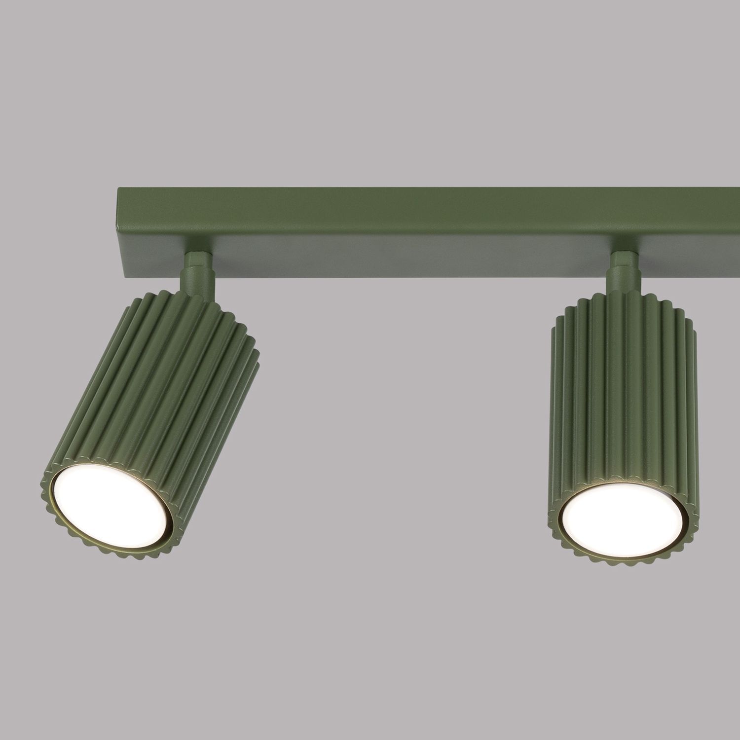 Deckenstrahler 3-flammig GU10 B: 45 cm Grün aus Aluminium